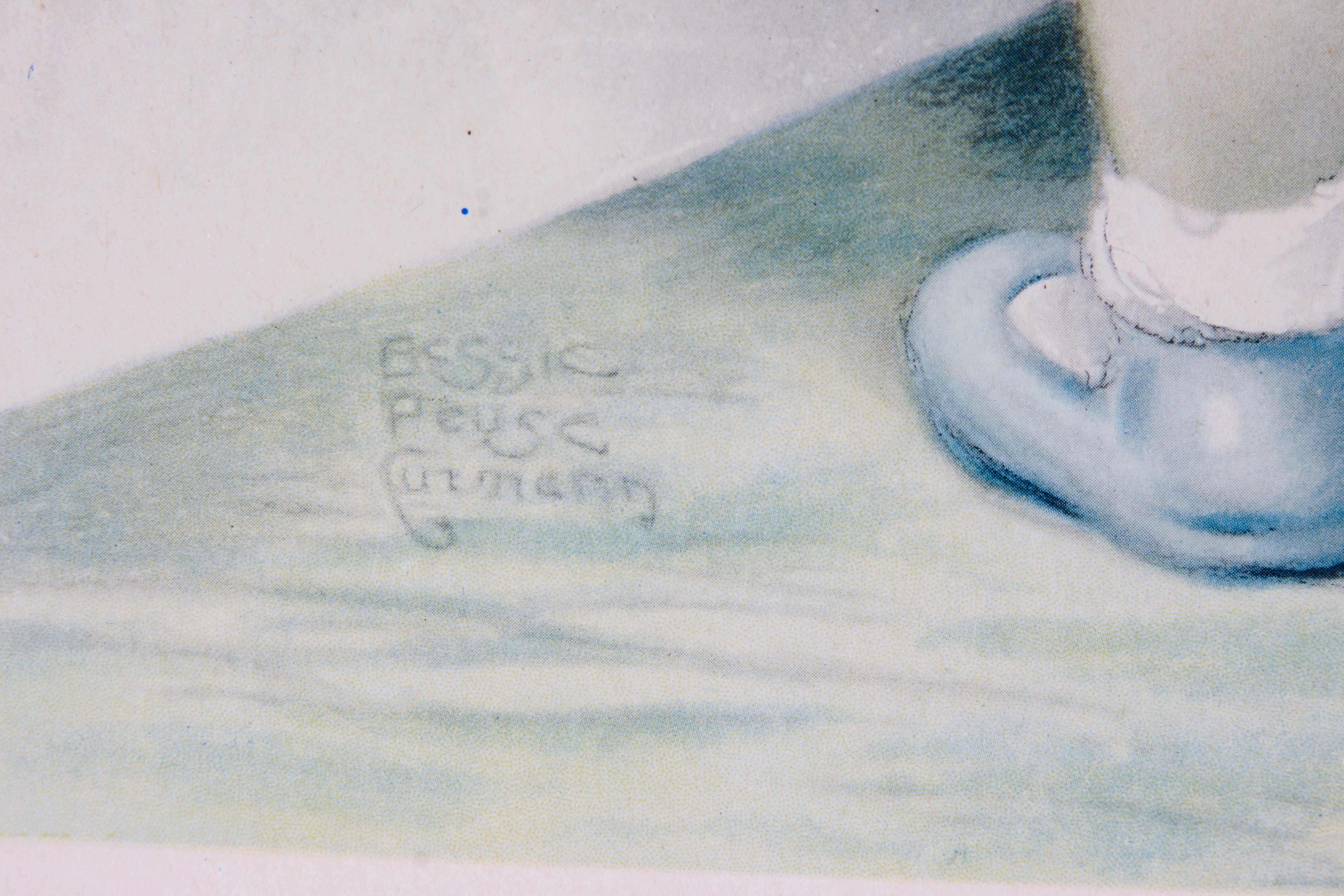 Bessie Pease Gutmann Offset Lithograph "In Disgrace"