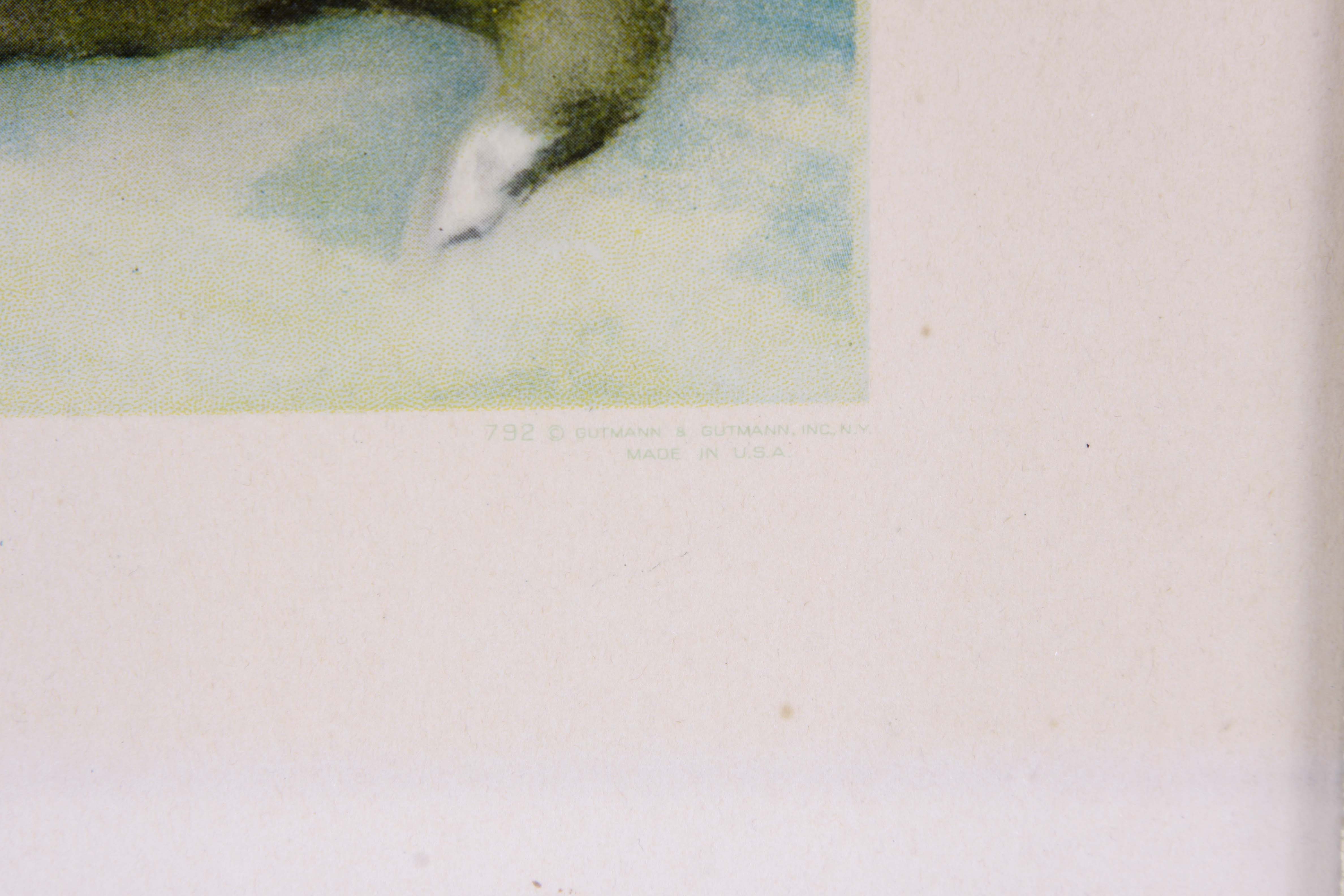 Bessie Pease Gutmann Offset Lithograph "In Disgrace"