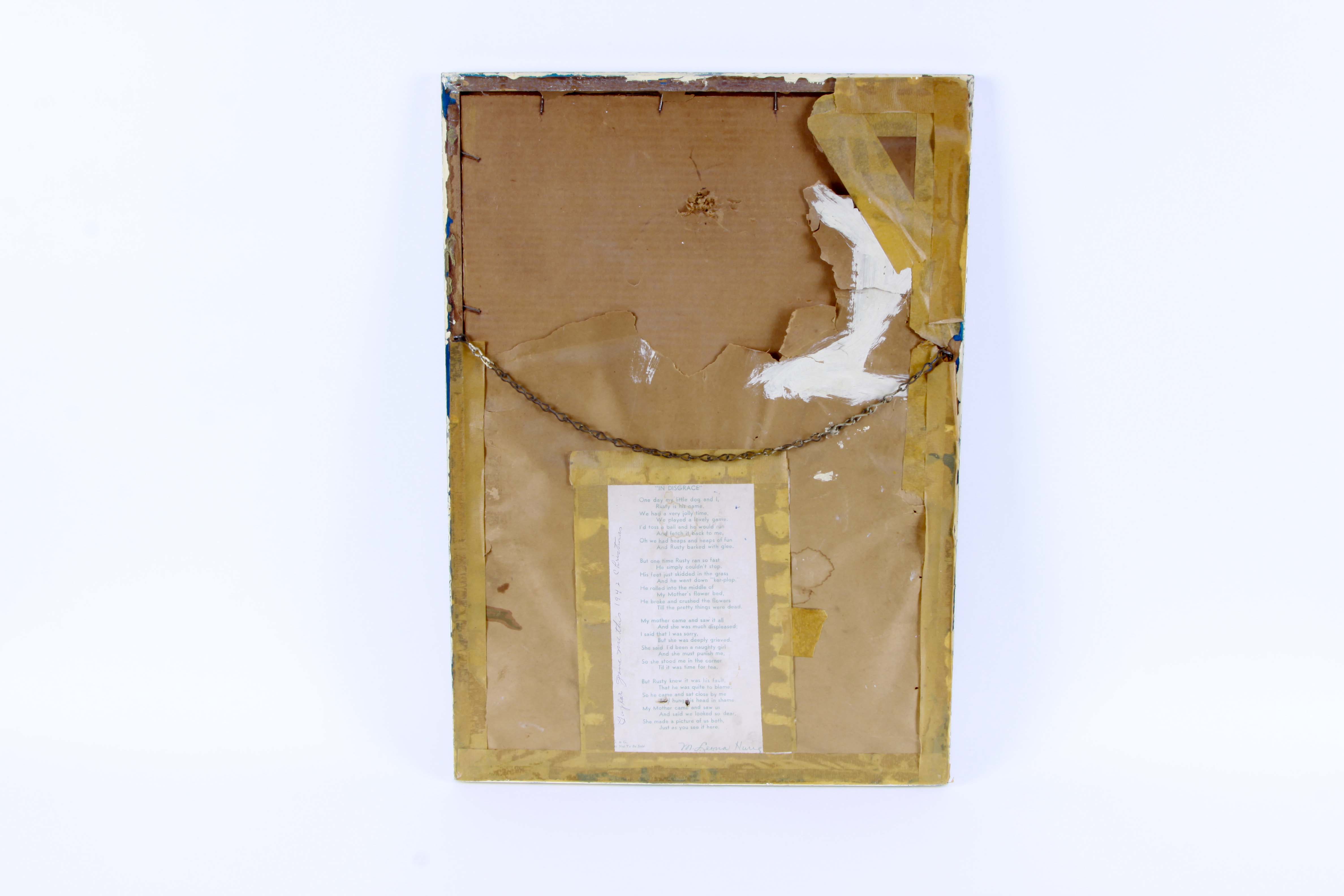 Bessie Pease Gutmann Offset Lithograph "In Disgrace"