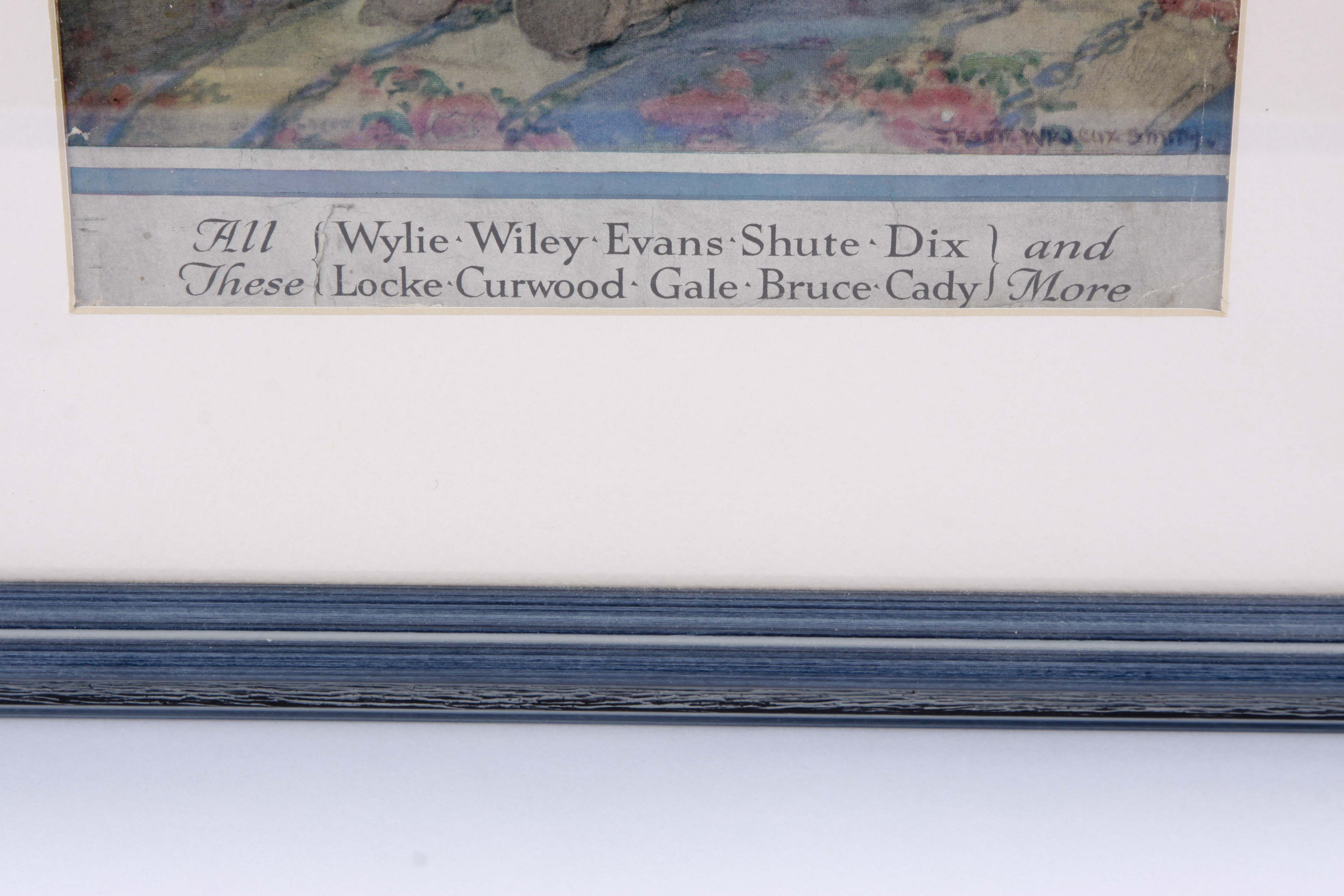 Bessie Pease Gutmann Offset Lithograph "In Disgrace"