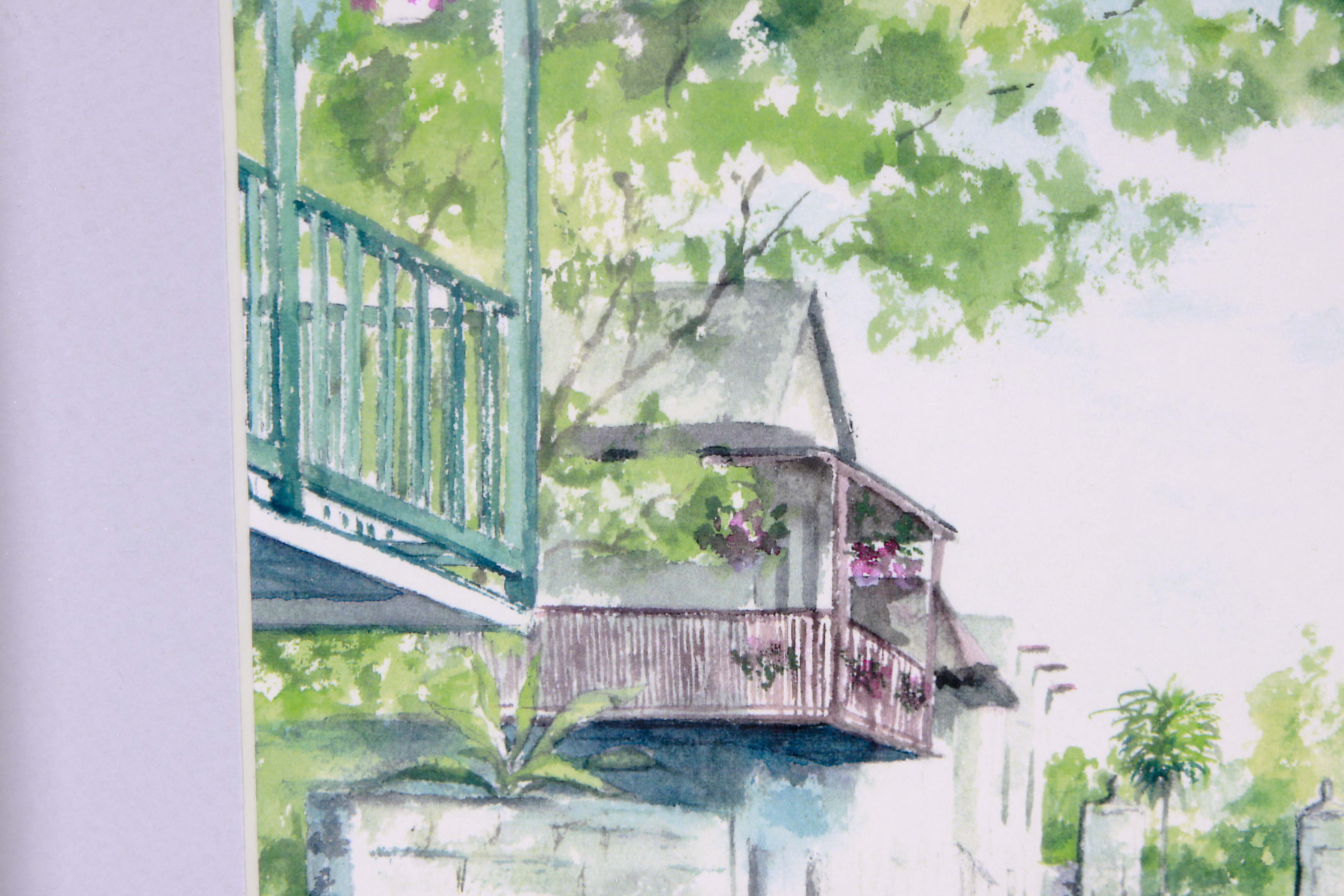 Robert W. Connoway Framed Offset Lithographs