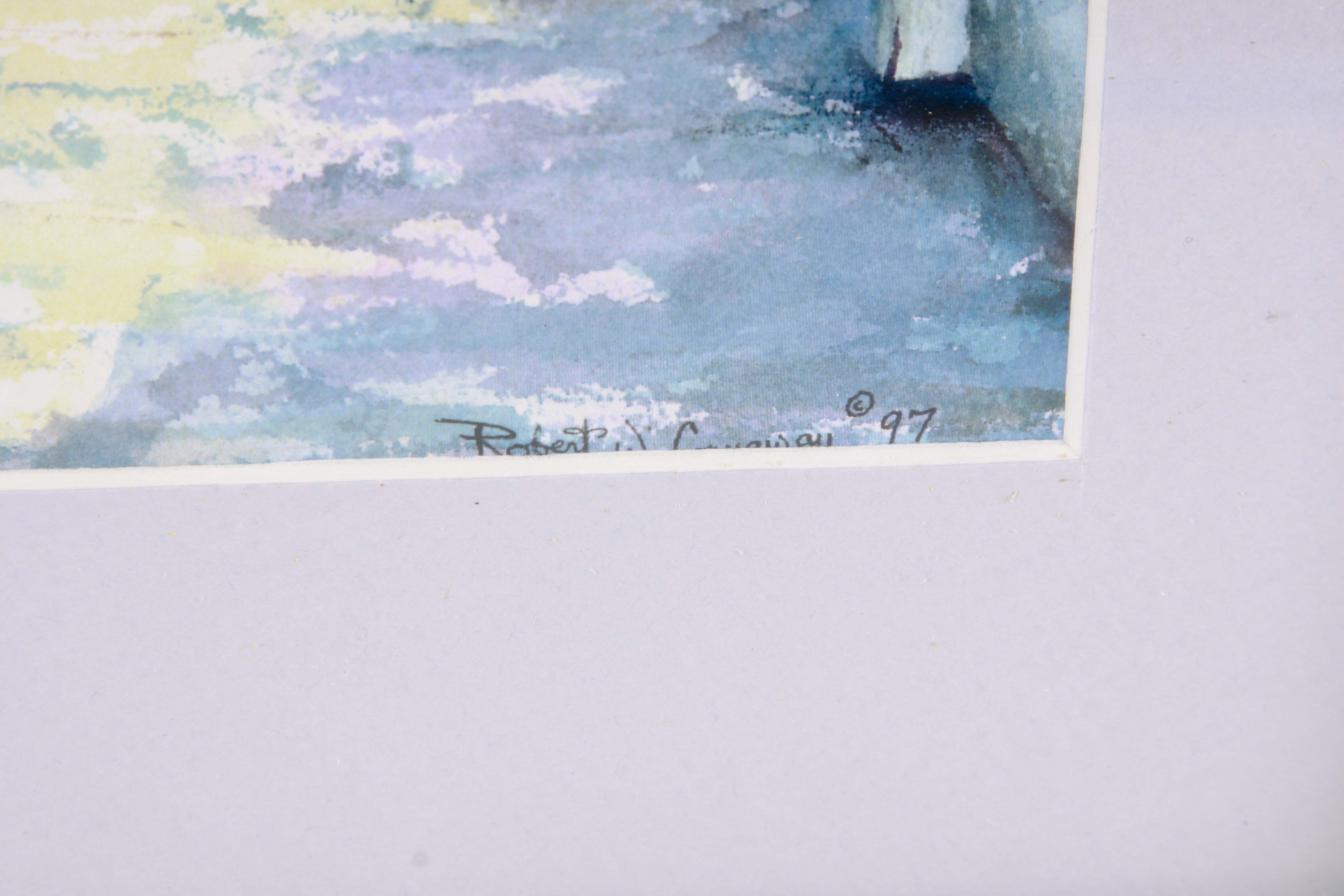 Robert W. Connoway Framed Offset Lithographs