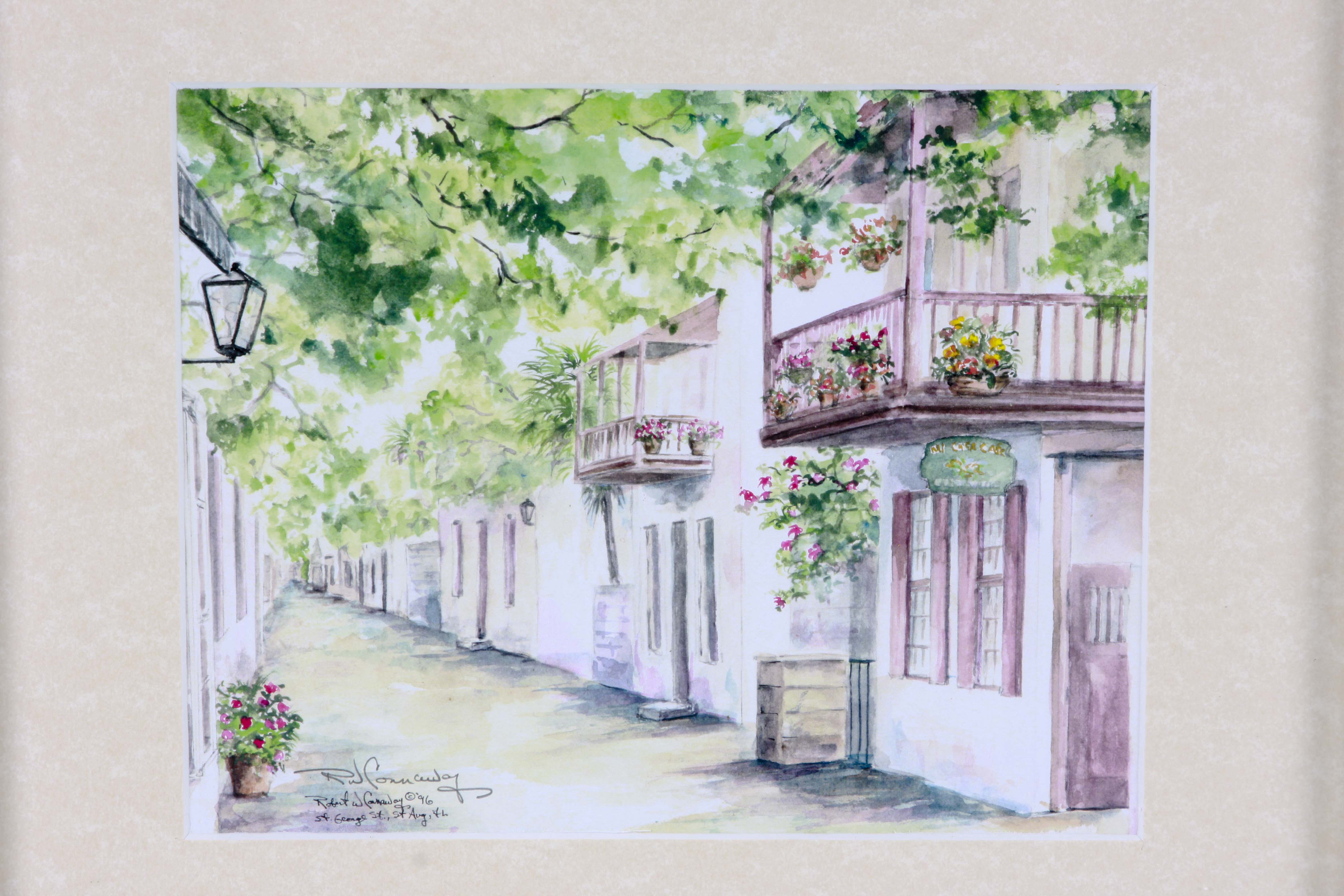 Robert W. Connoway Framed Offset Lithographs