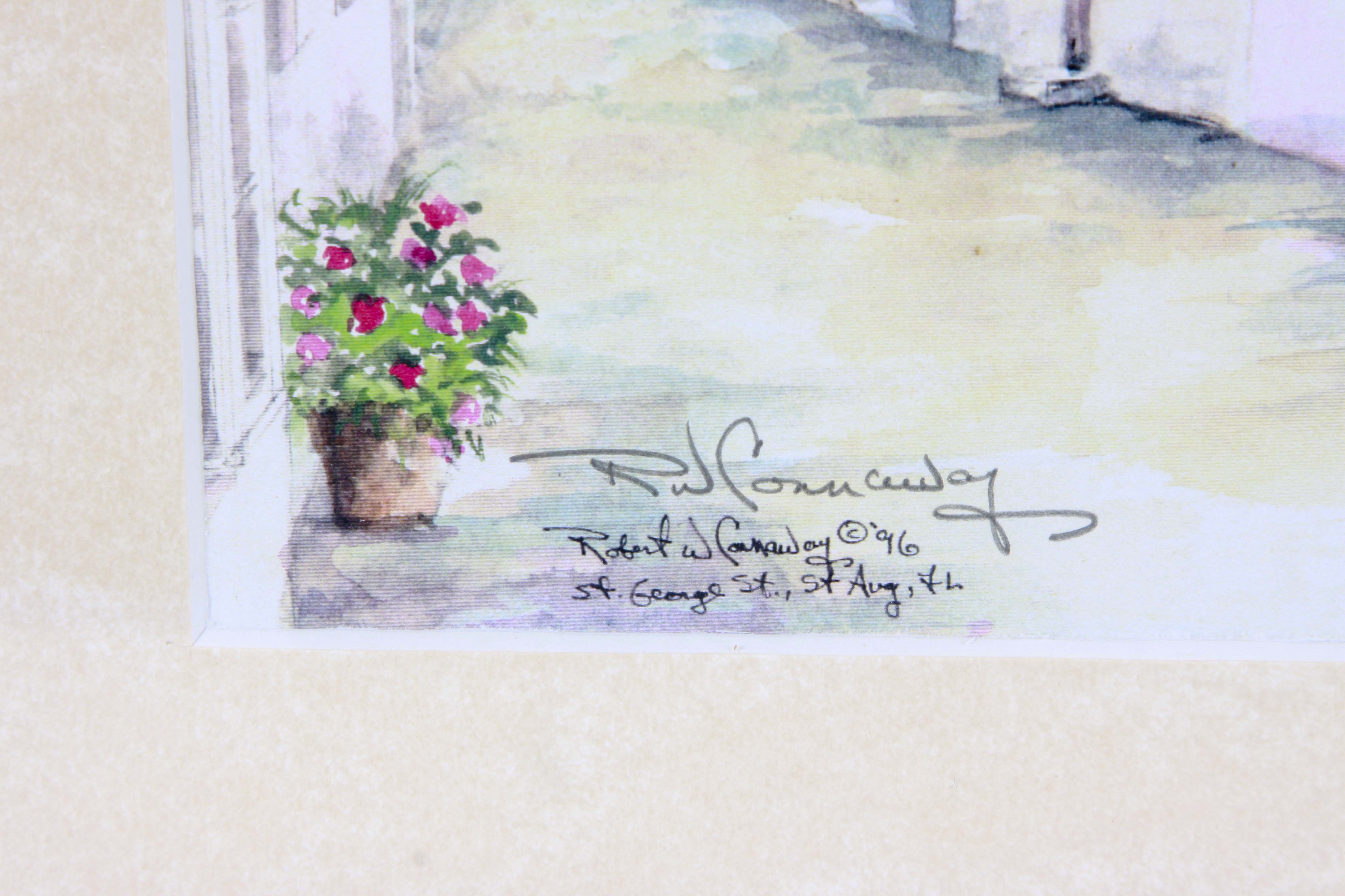 Robert W. Connoway Framed Offset Lithographs