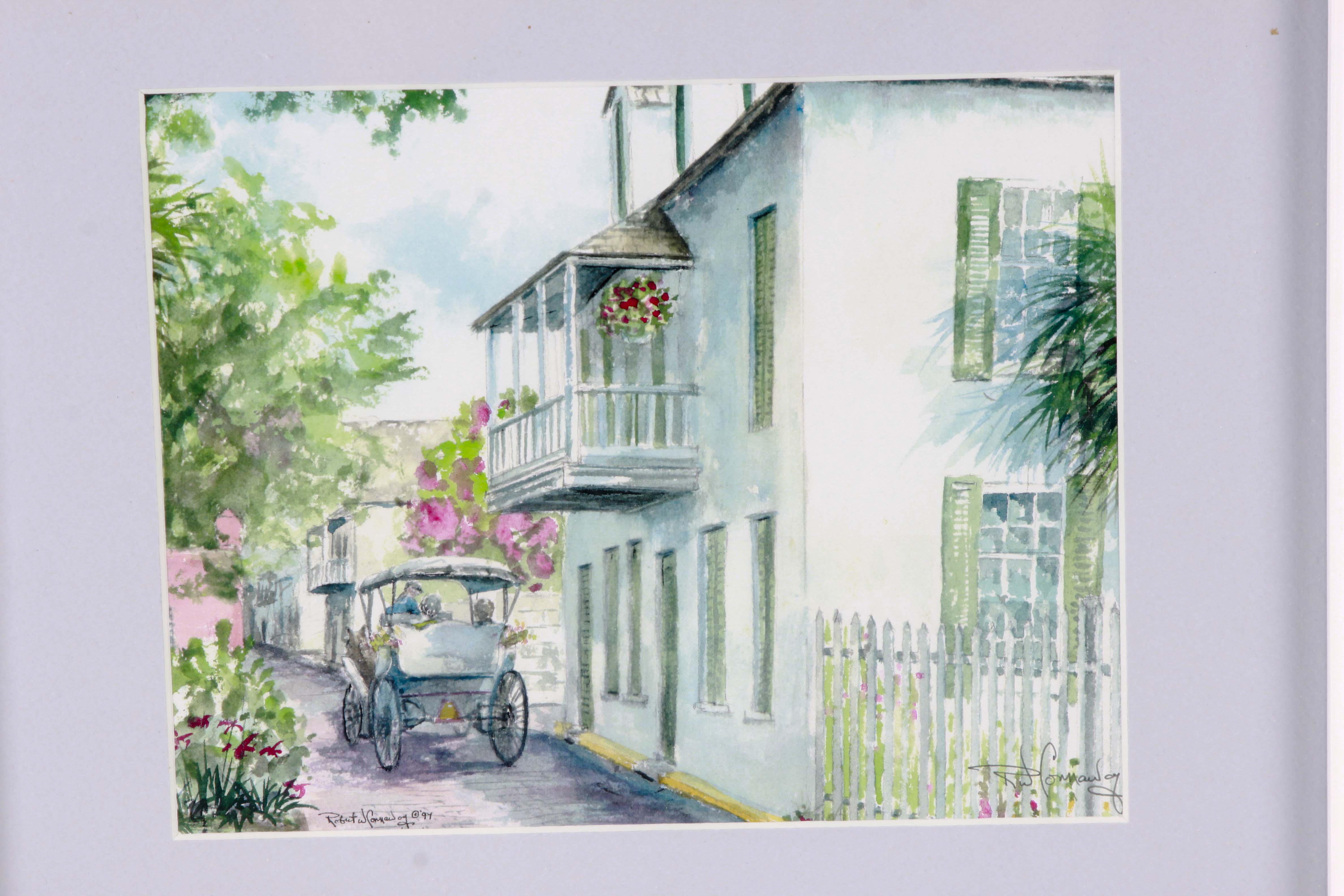 Robert W. Connoway Framed Offset Lithographs