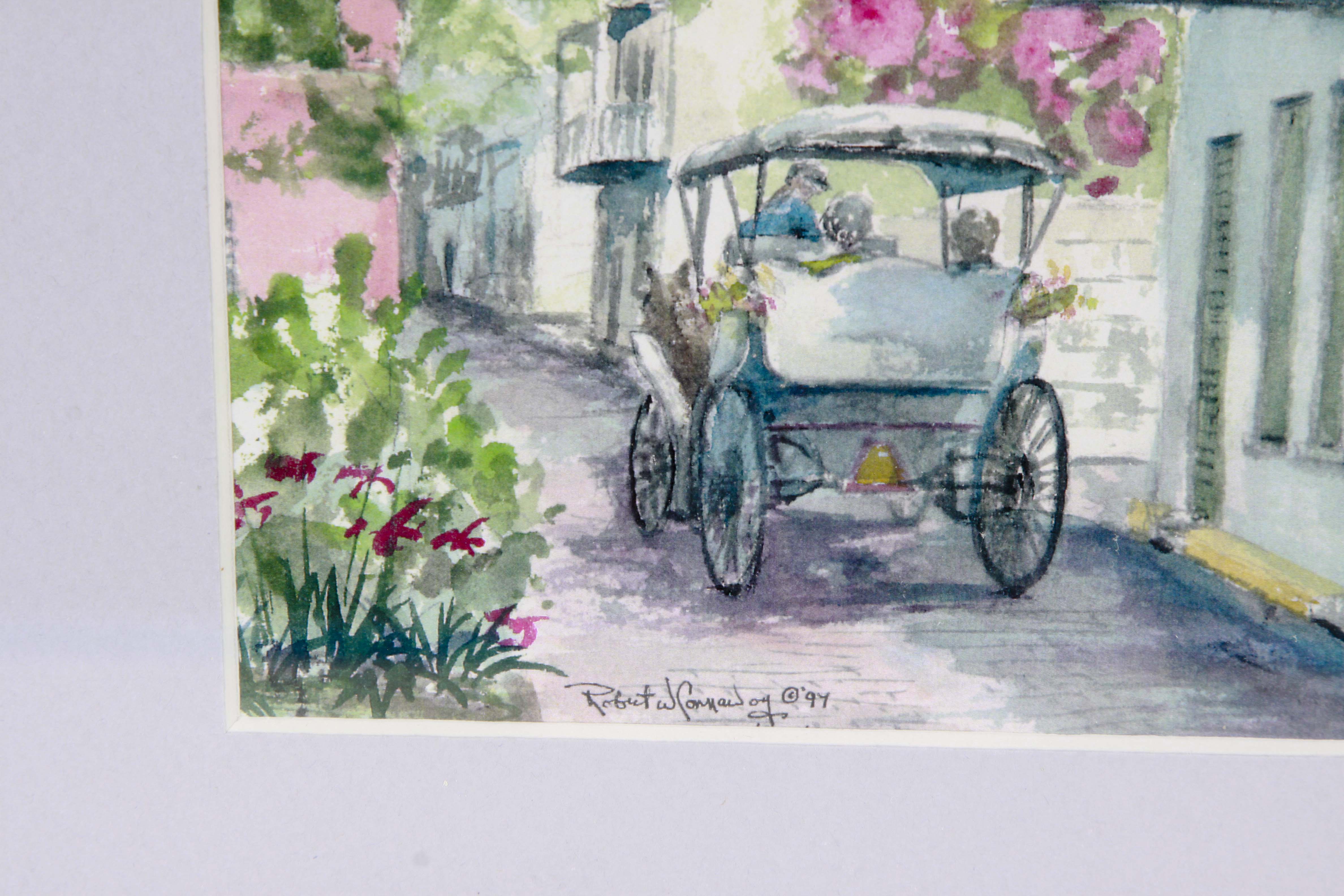 Robert W. Connoway Framed Offset Lithographs