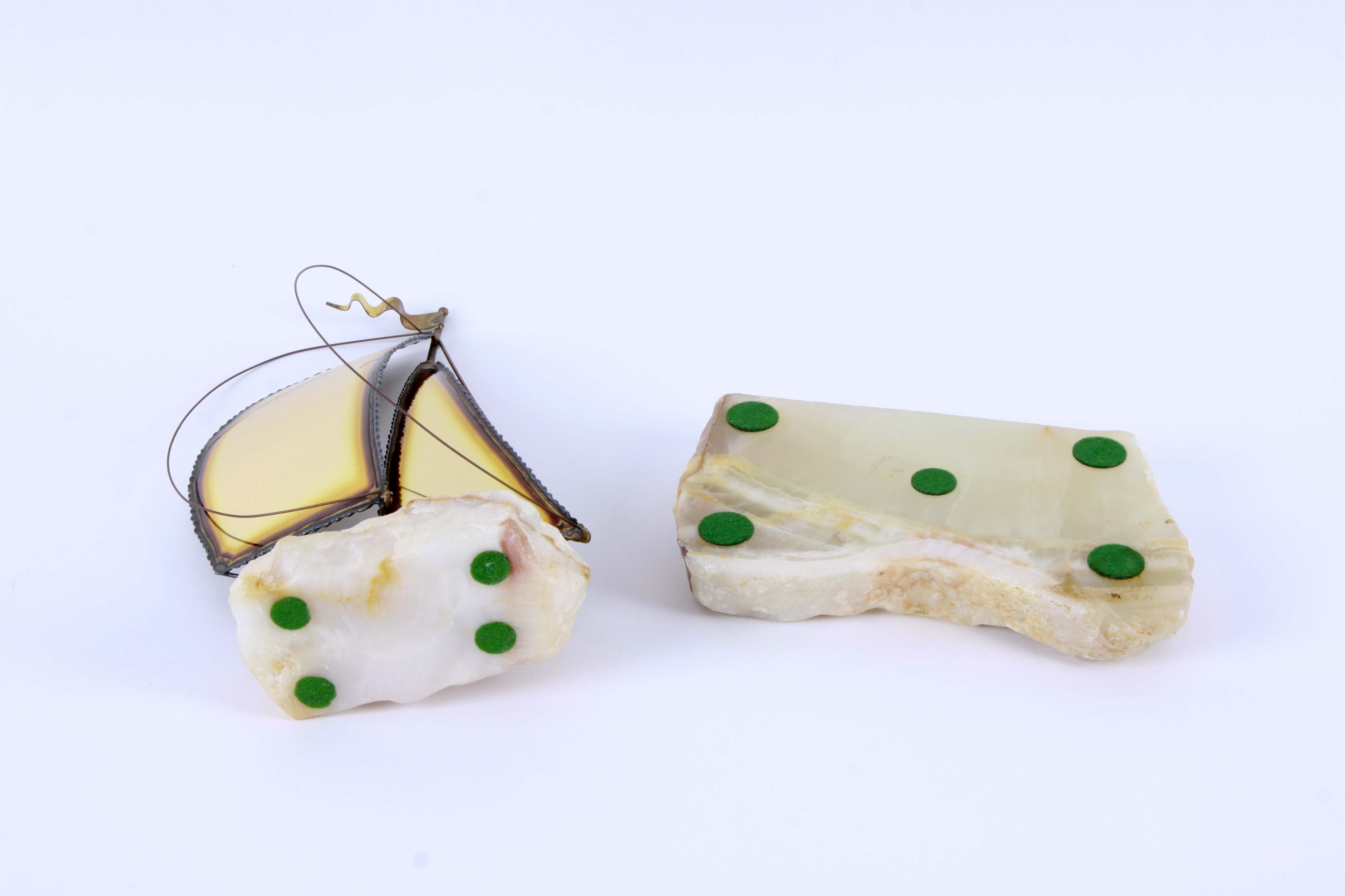 Don DeMott Brass Sailboat Sculpture