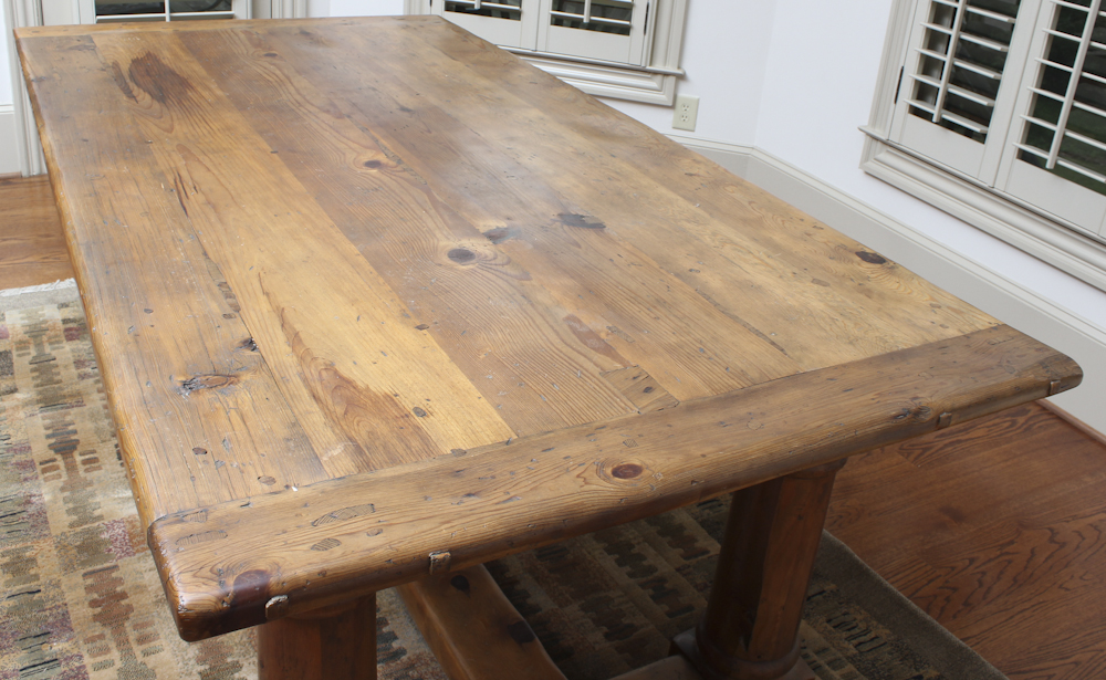 Pine Dining Table by Ralph Lauren