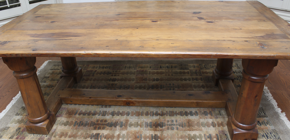 Pine Dining Table by Ralph Lauren