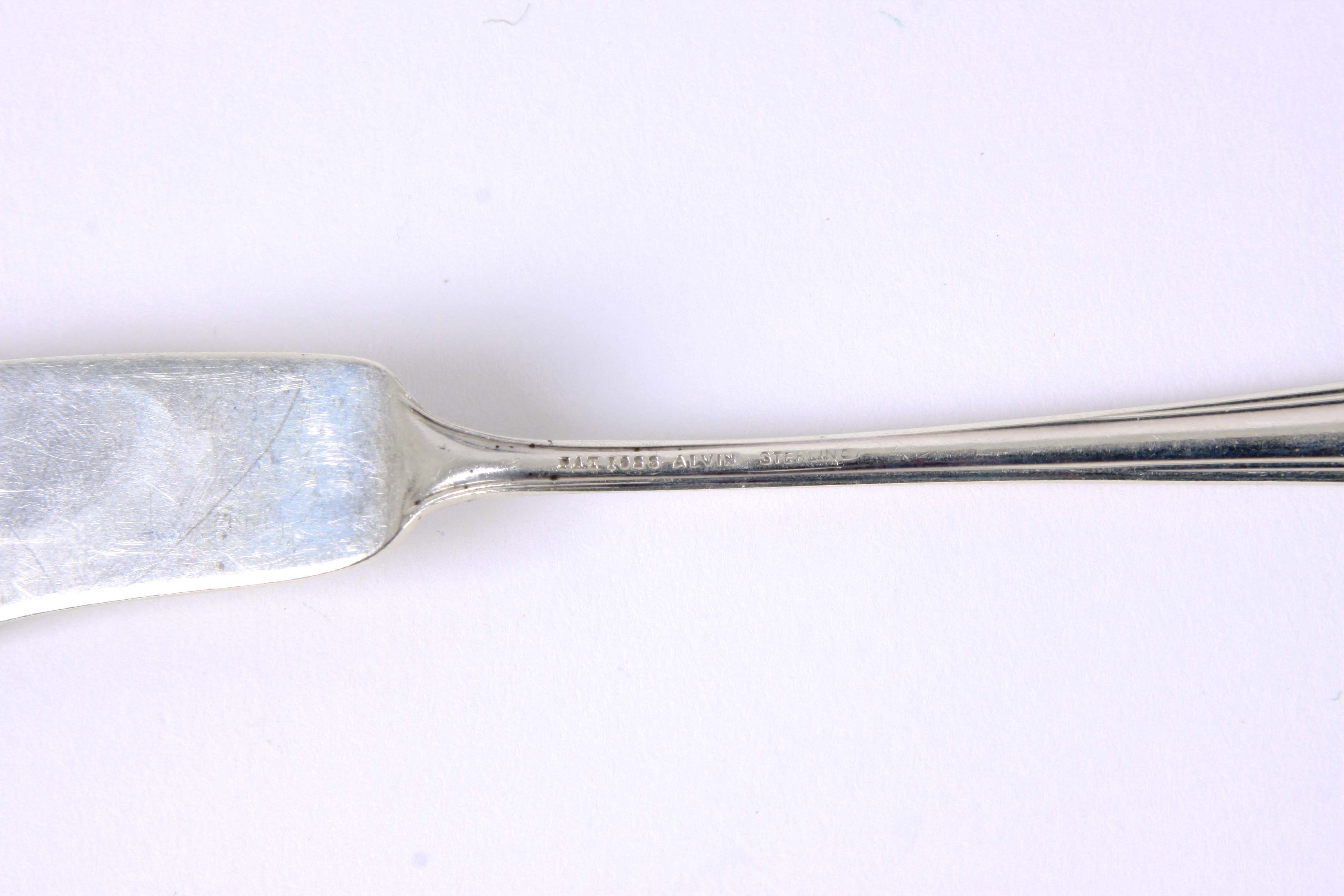 Alvin Sterling Silver "Romantique" Flatware