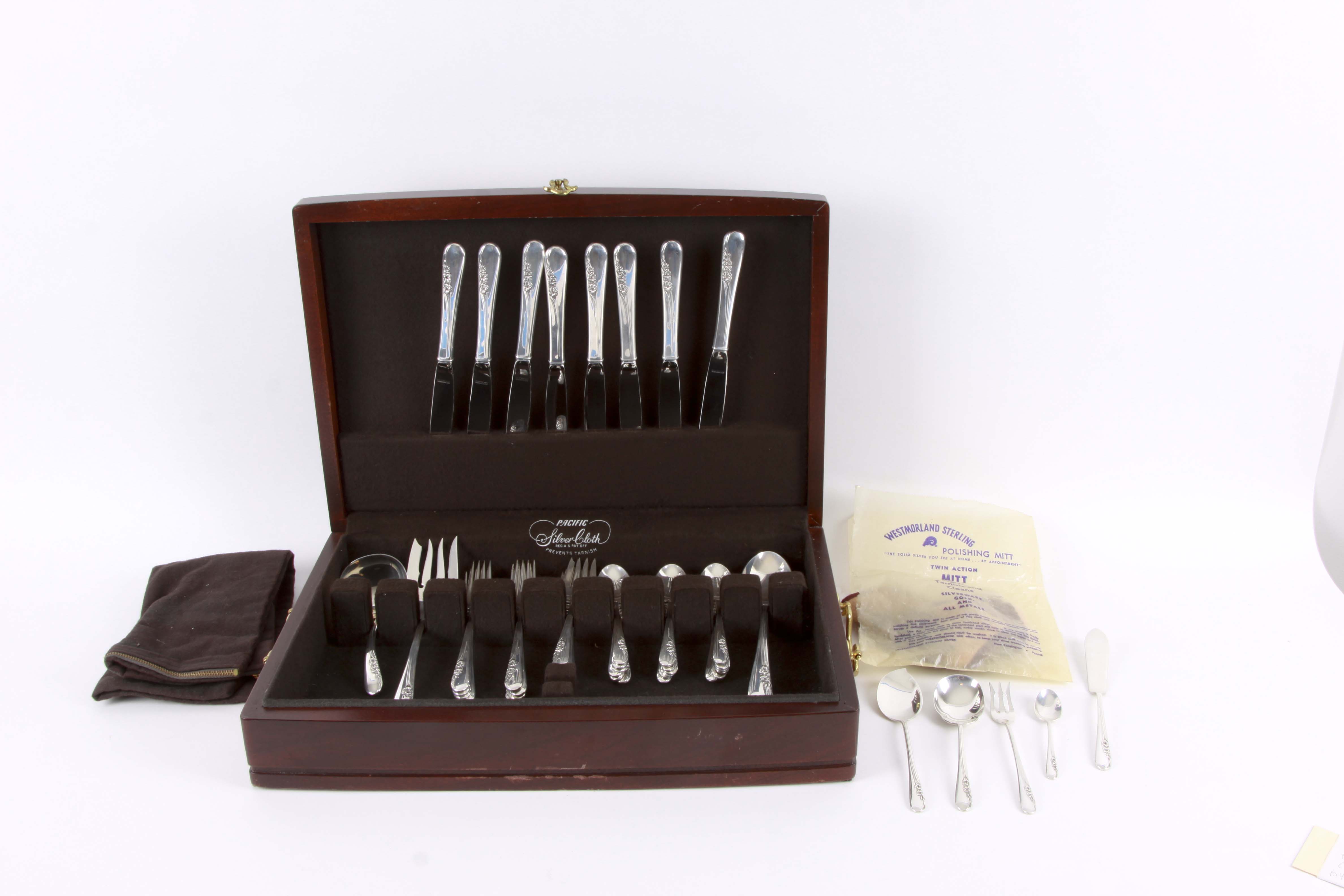 International Sterling Silver "Blossom Time" Flatware Set