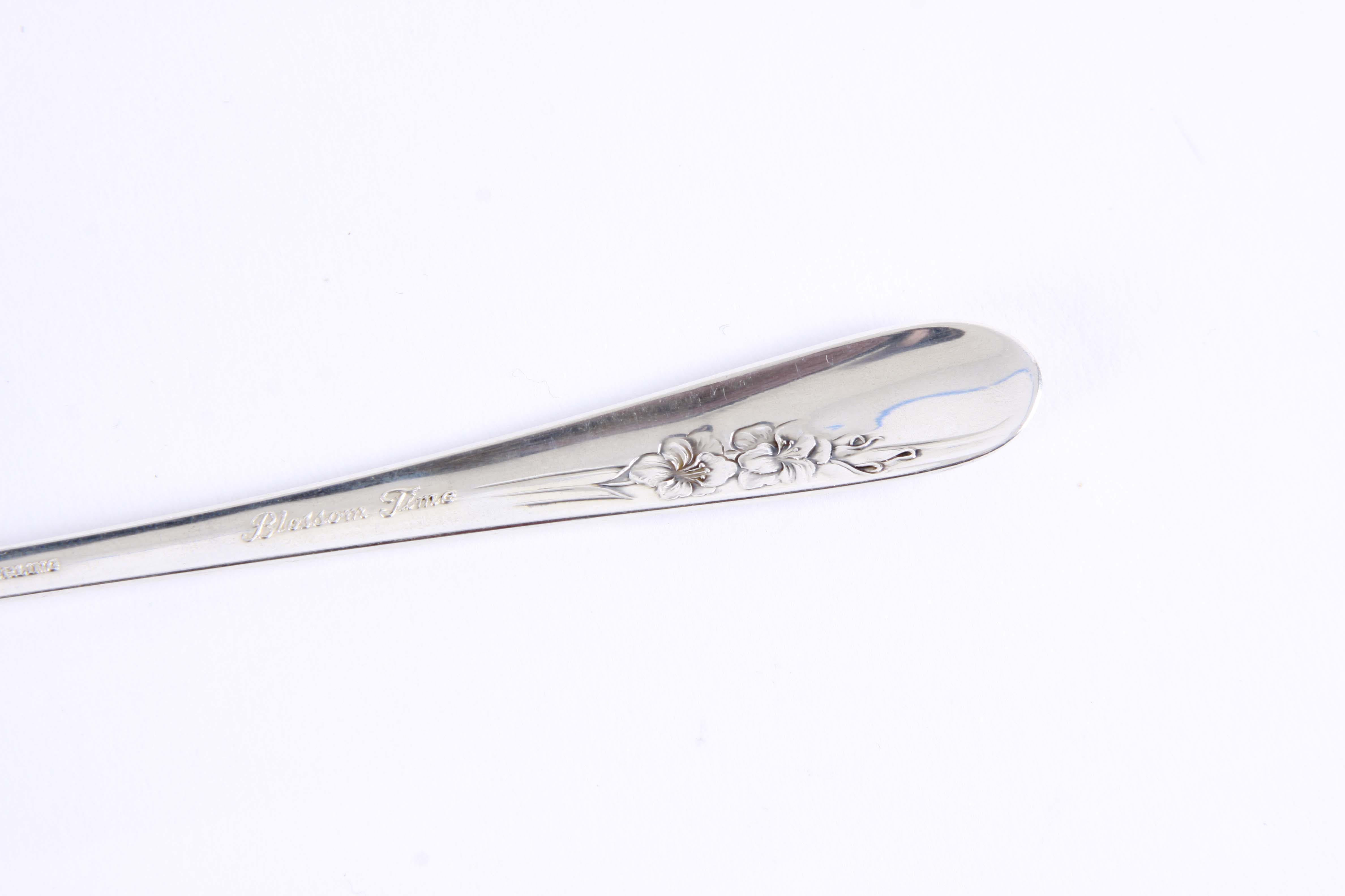 International Sterling Silver "Blossom Time" Flatware Set