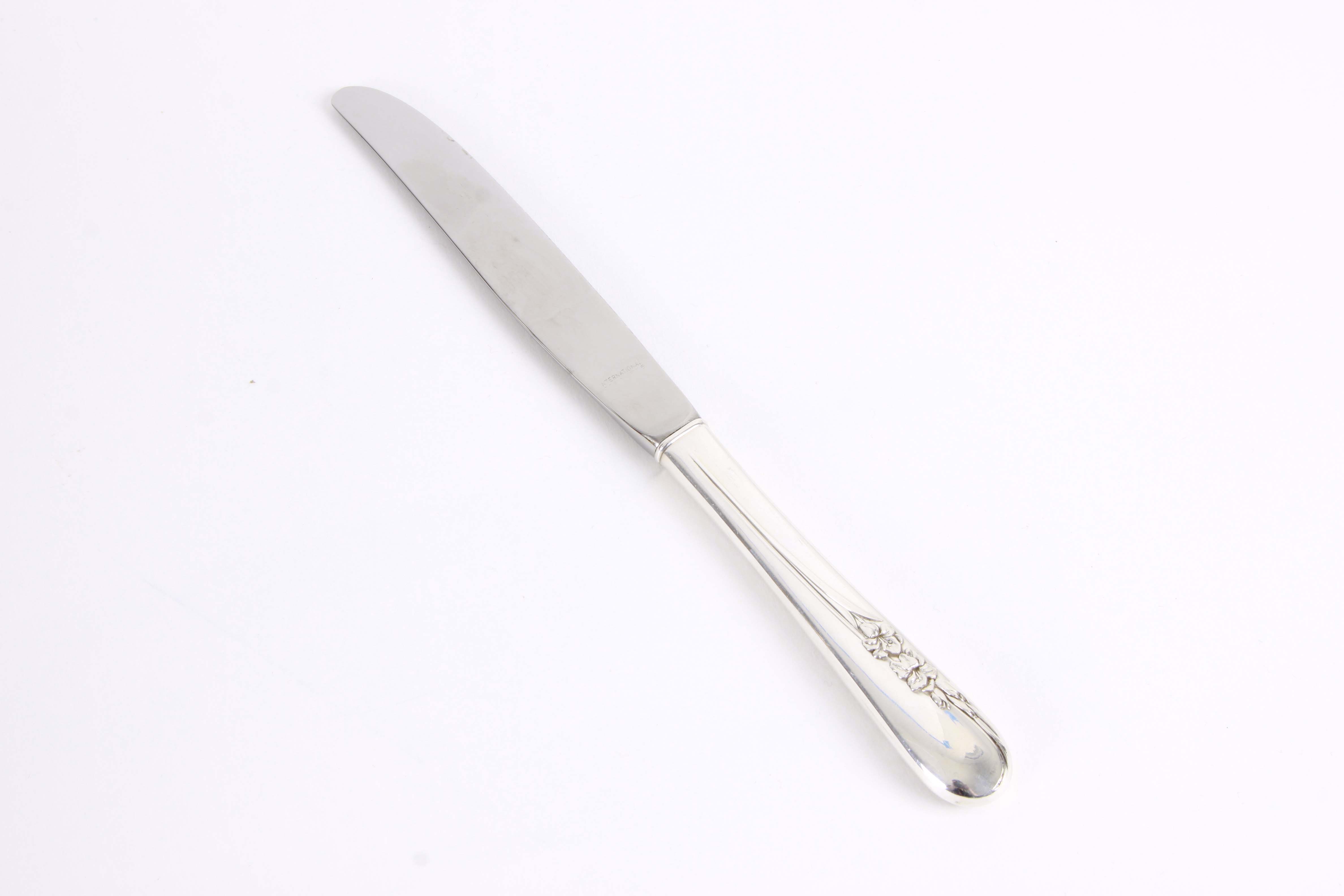 International Sterling Silver "Blossom Time" Flatware Set