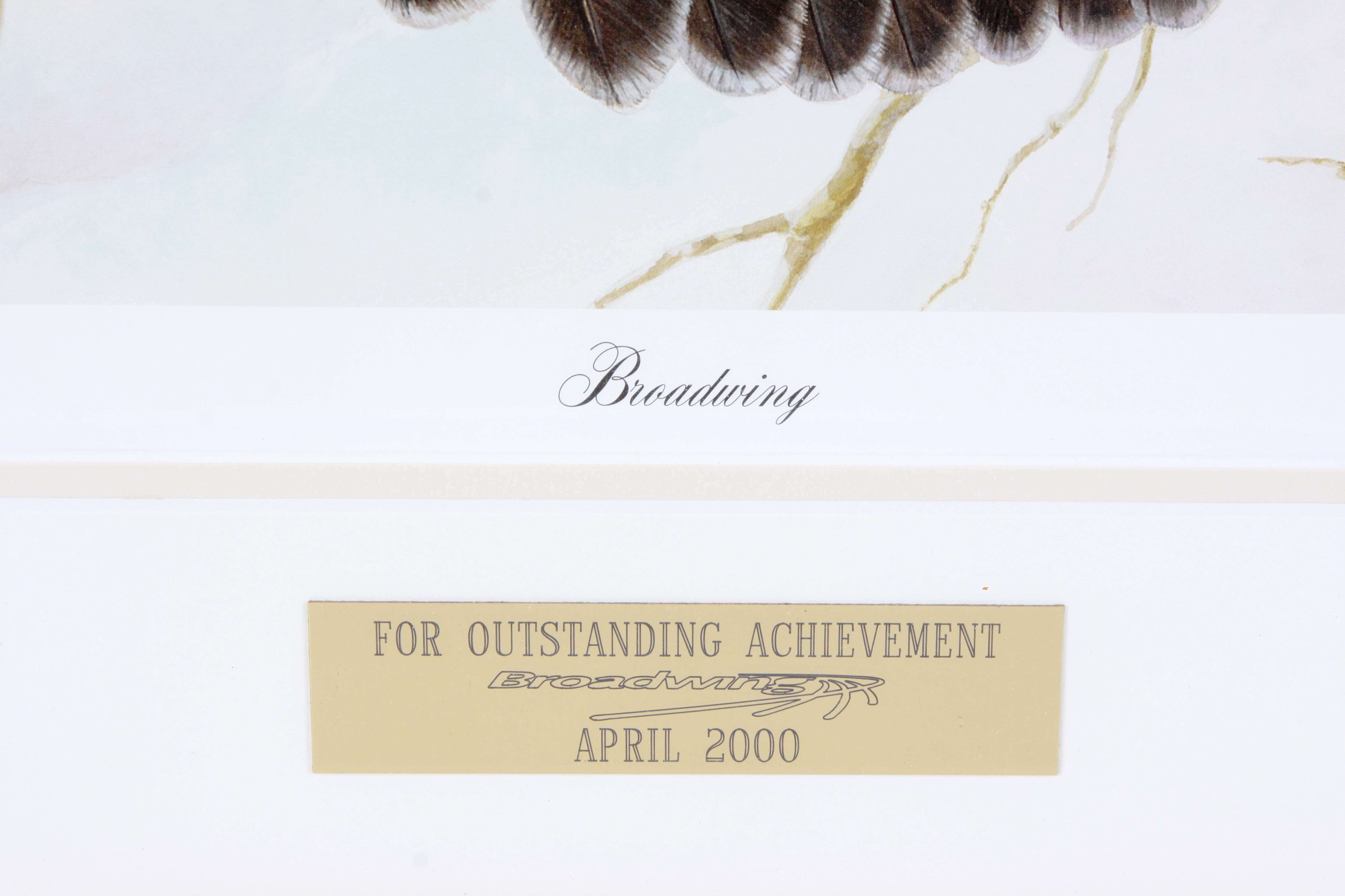 John Ruthven Signed Limited Edition Offset Lithograph "Broadwing"