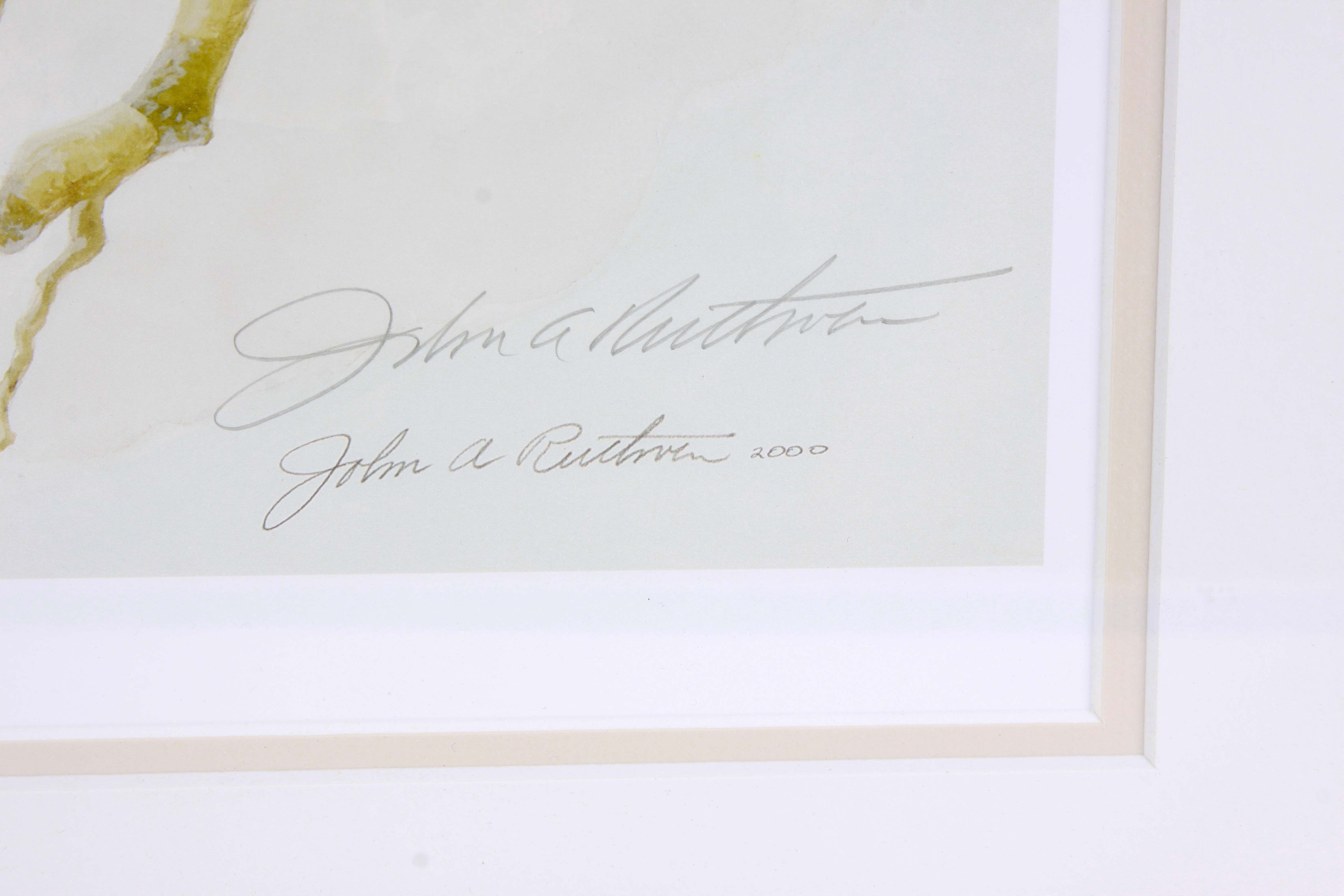 John Ruthven Signed Limited Edition Offset Lithograph "Broadwing"