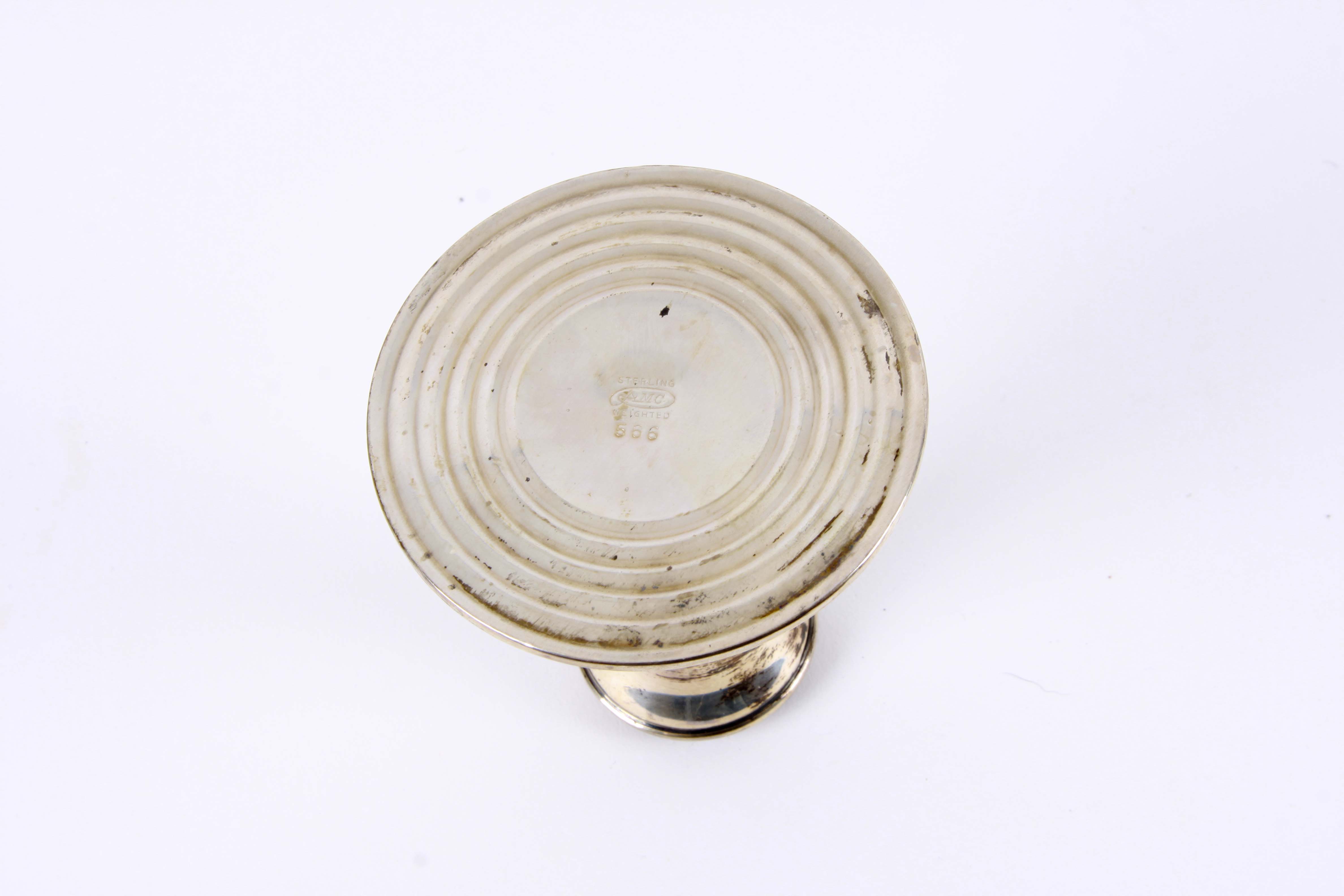 Weighted Sterling Silver Candlesticks and Salt and Pepper Shakers