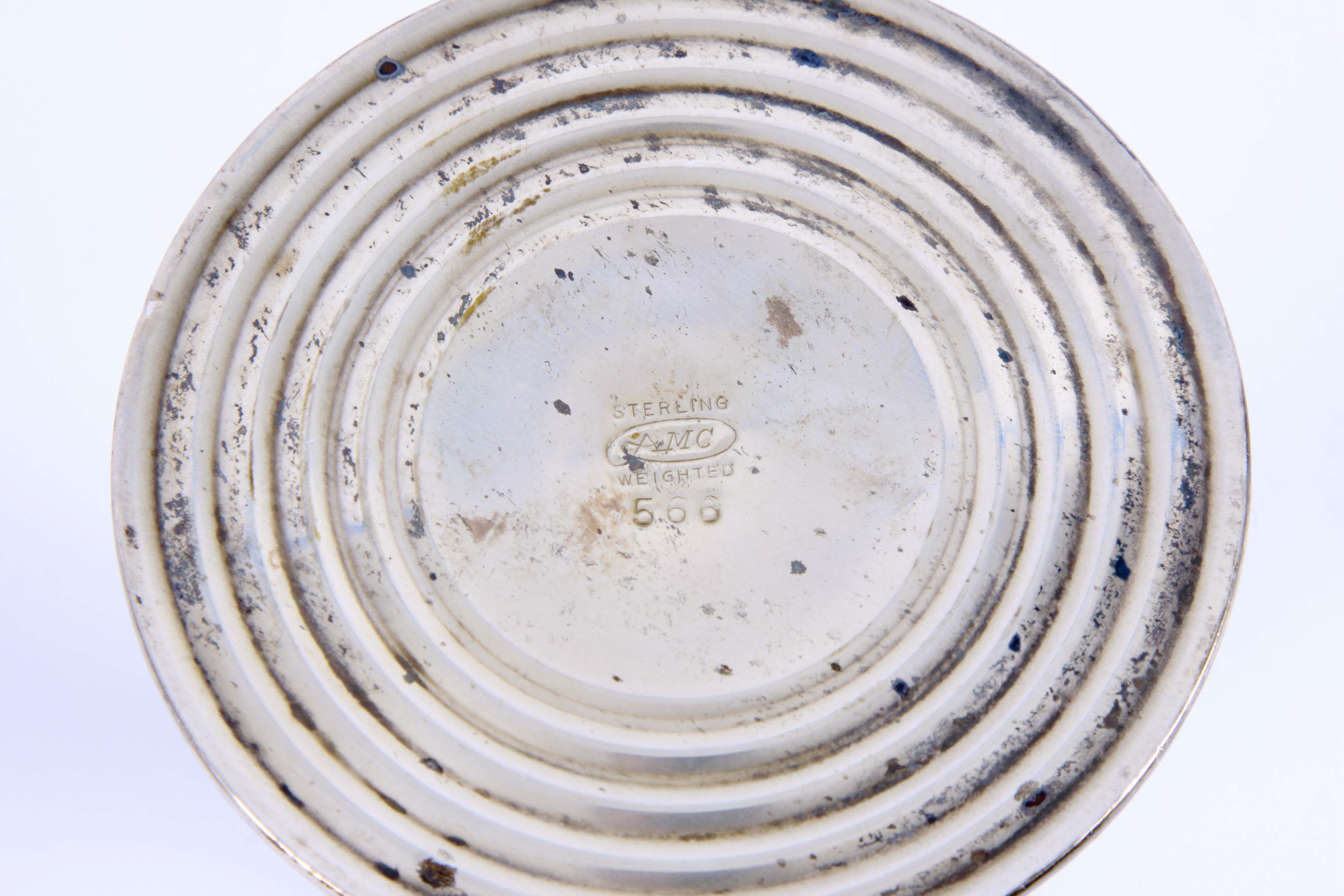 Weighted Sterling Silver Candlesticks and Salt and Pepper Shakers