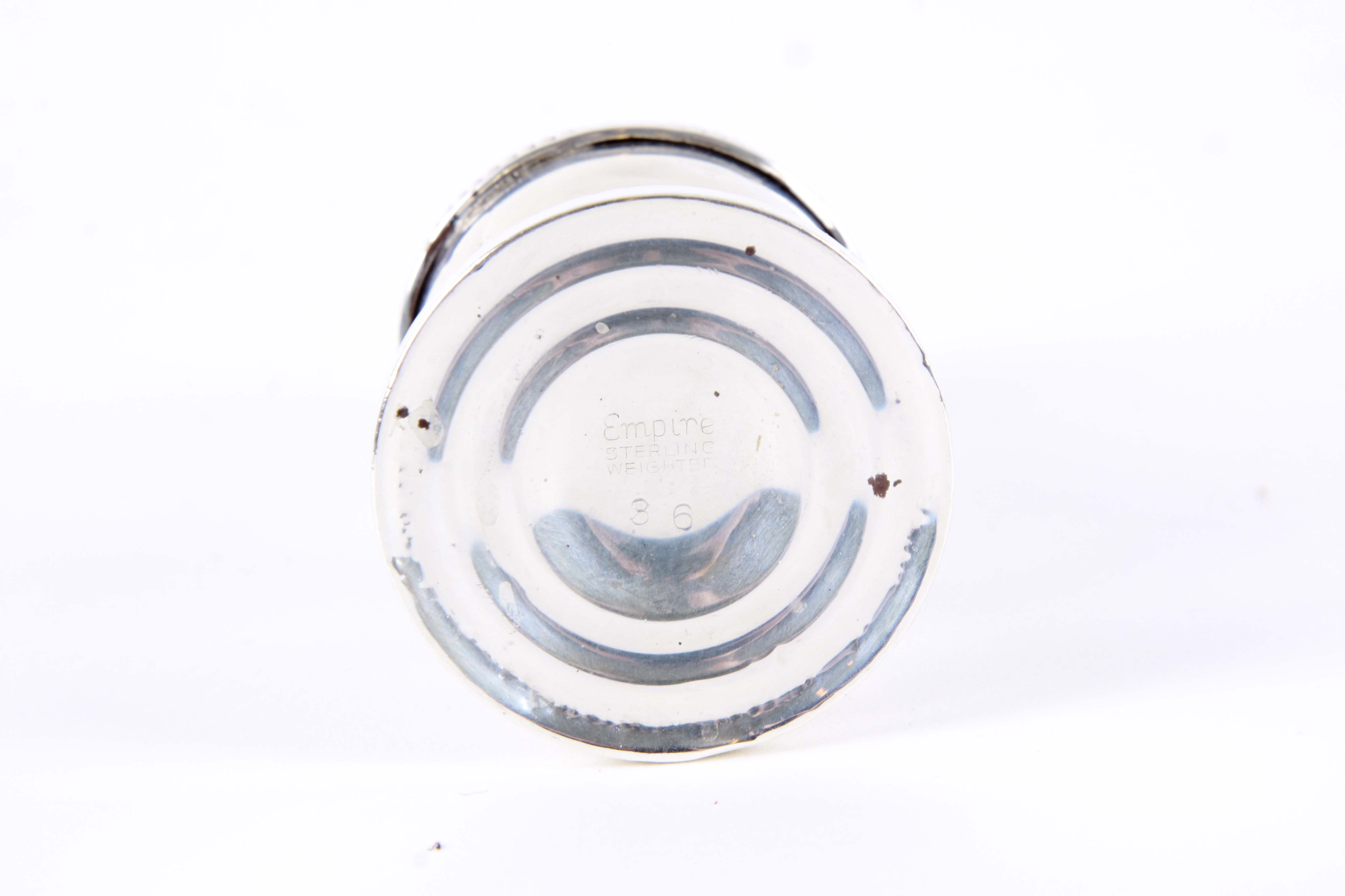 Weighted Sterling Silver Candlesticks and Salt and Pepper Shakers