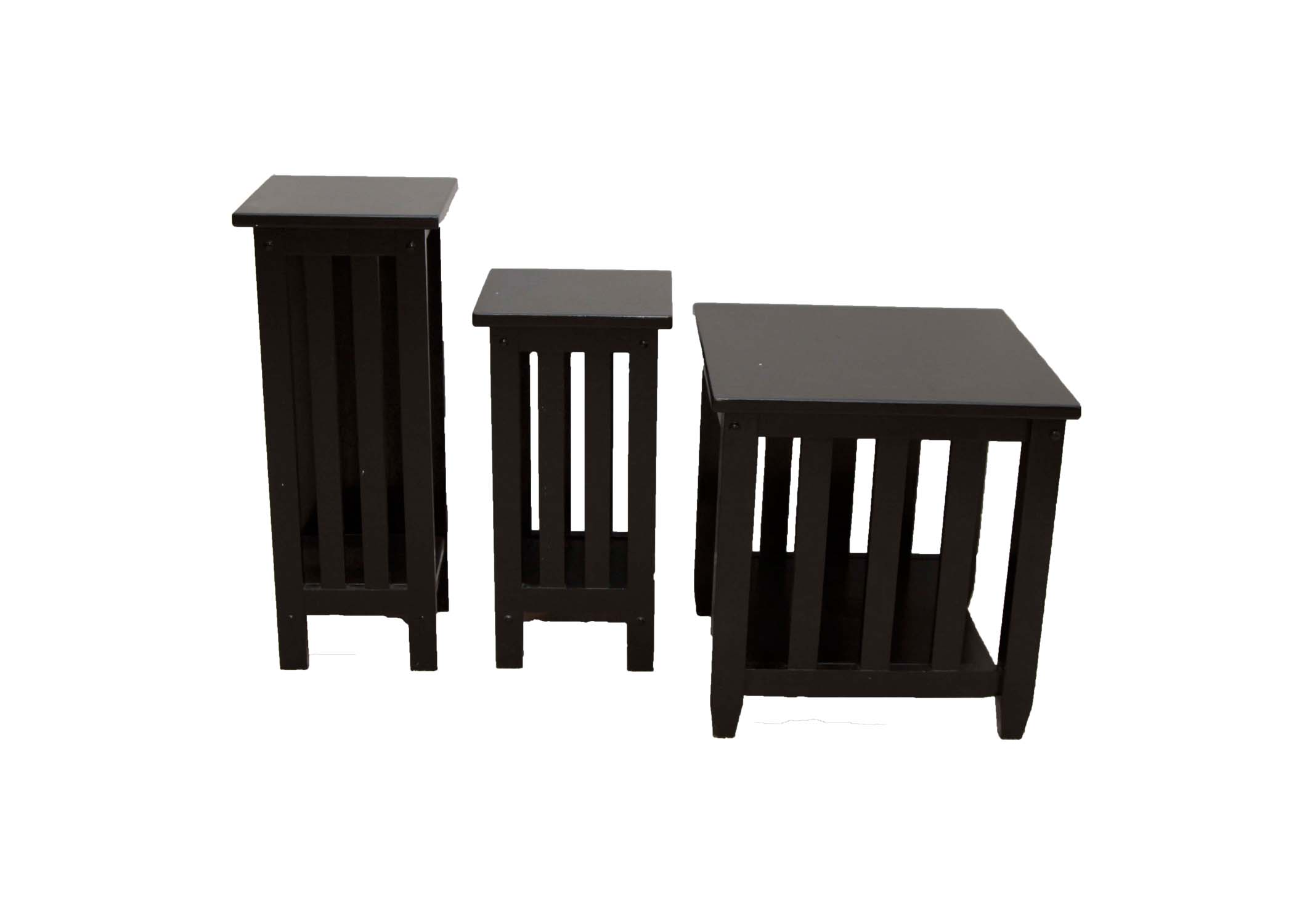 Group of Mission Style Side Tables