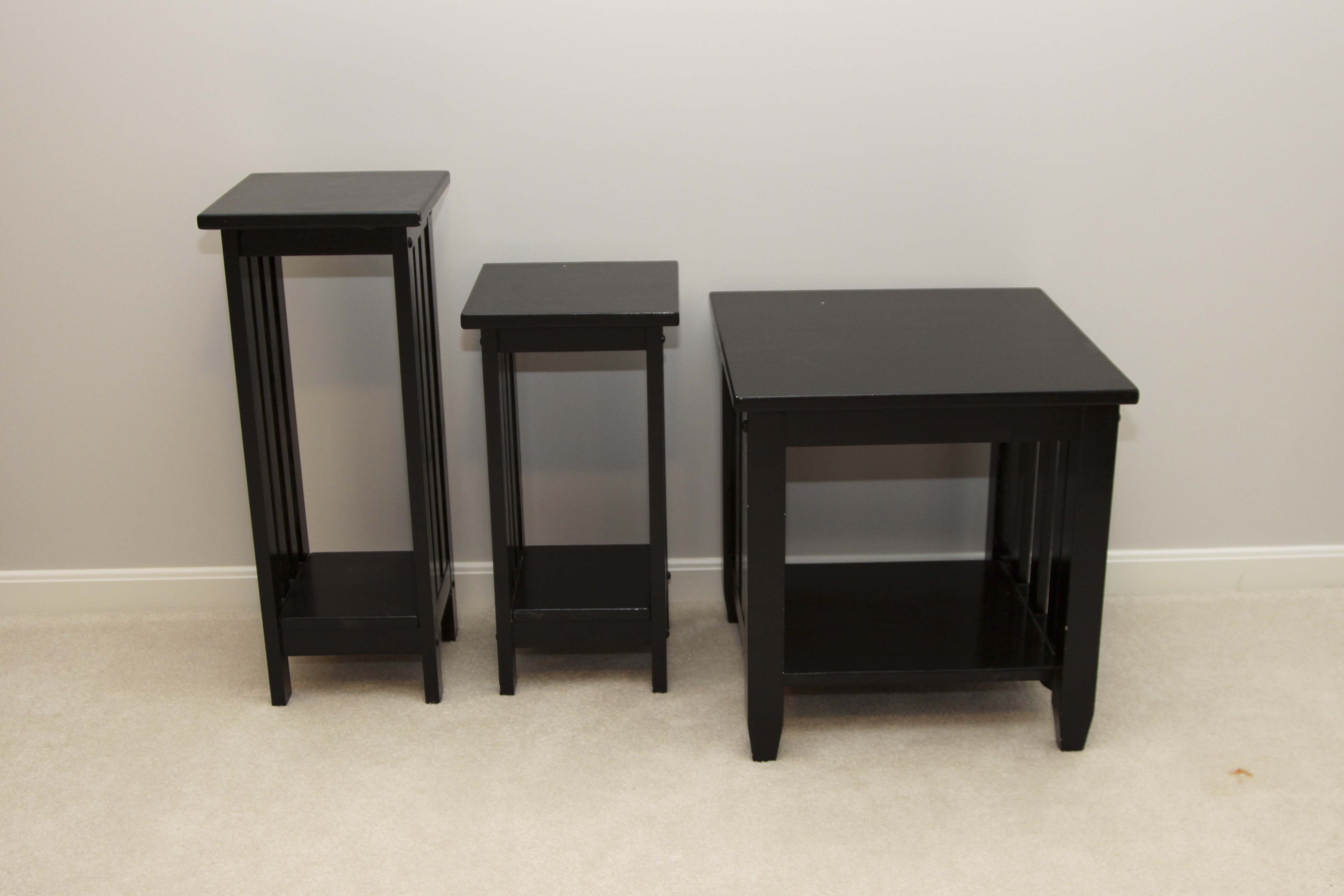 Group of Mission Style Side Tables