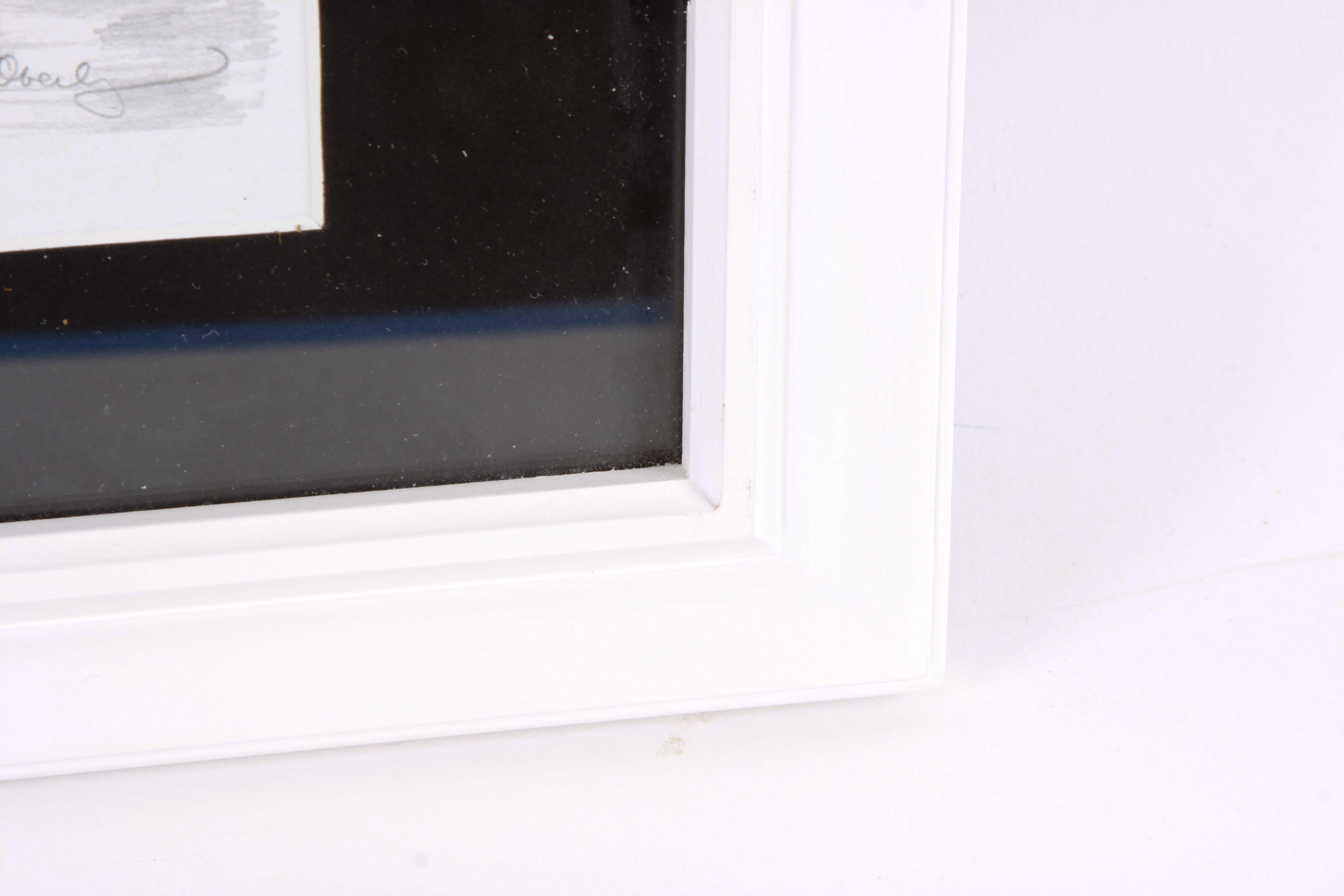 Charles H. Overly Framed Offset Lithograph