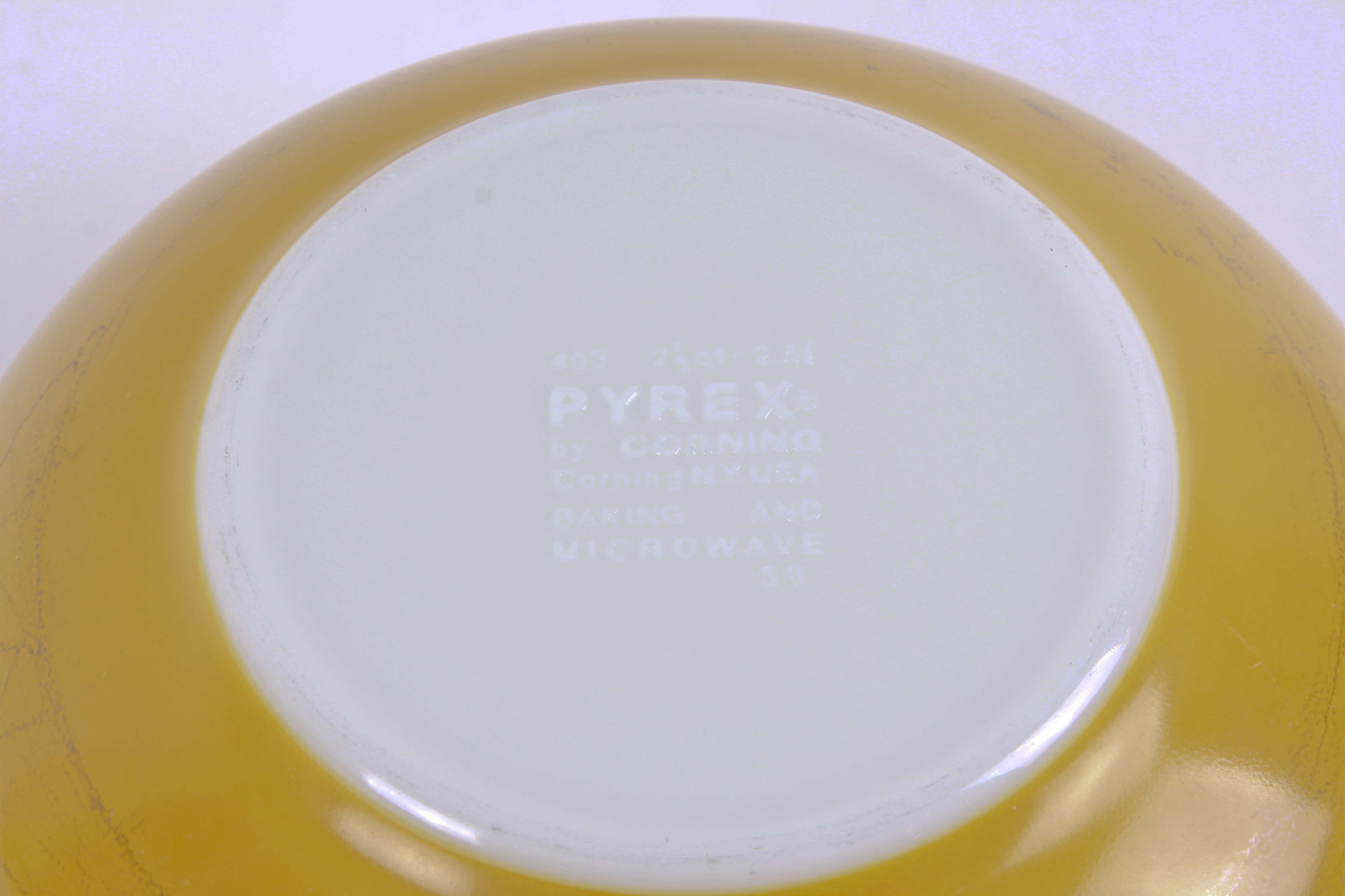 Vintage  Pyrex Mixing Bowls and Bakeware