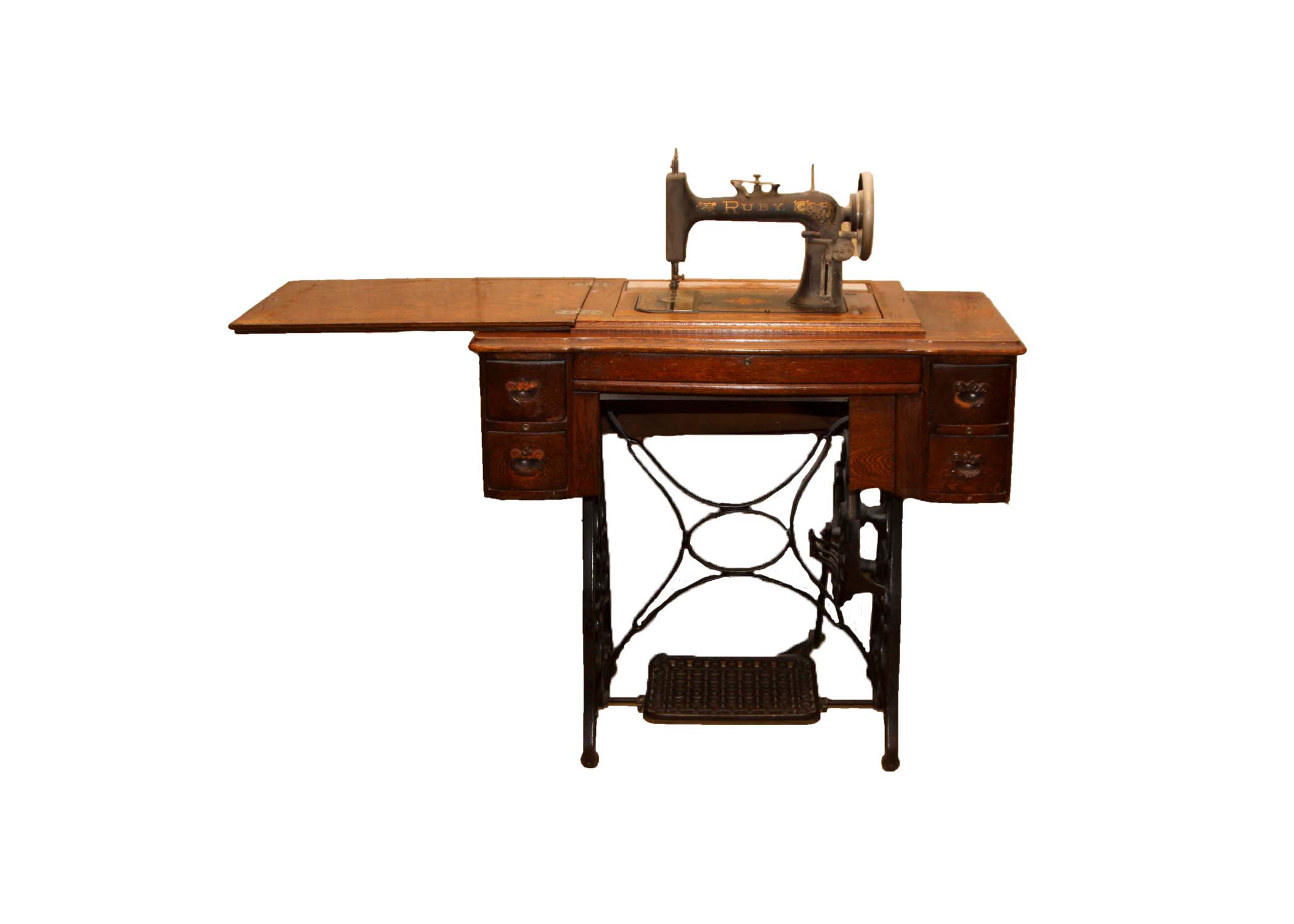 Antique Ruby Treadle Sewing Machine