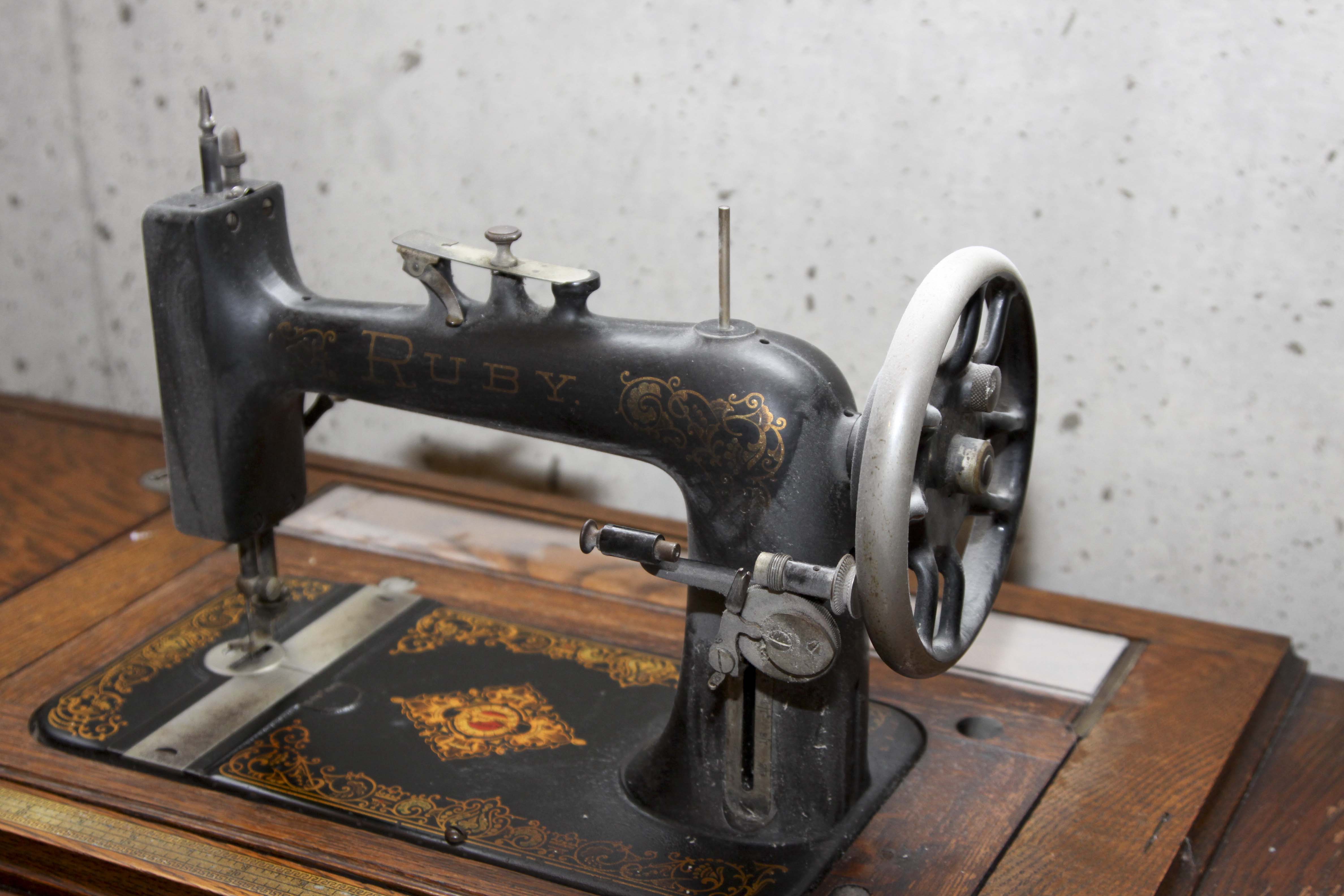 Antique Ruby Treadle Sewing Machine