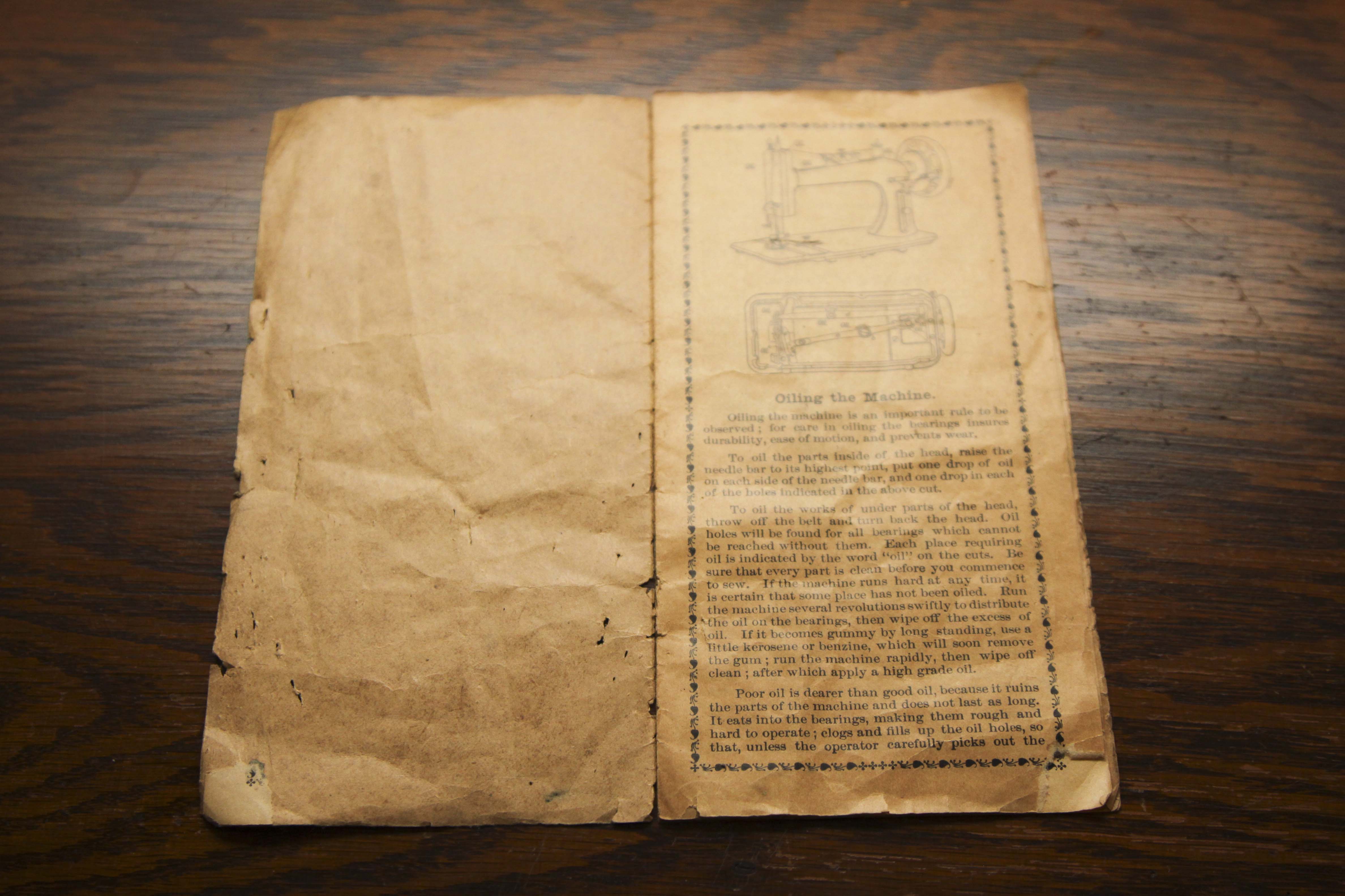 Antique Ruby Treadle Sewing Machine