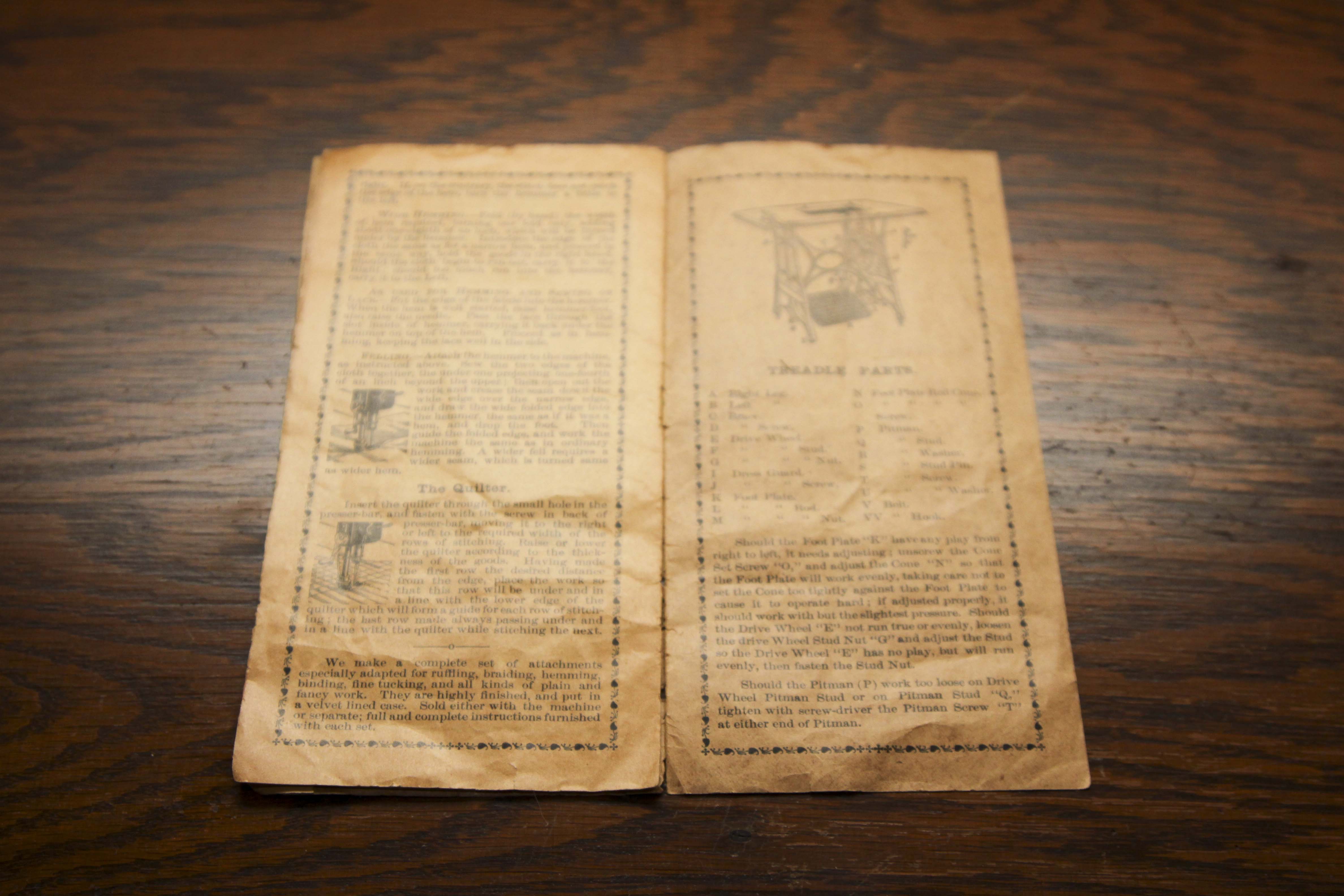 Antique Ruby Treadle Sewing Machine