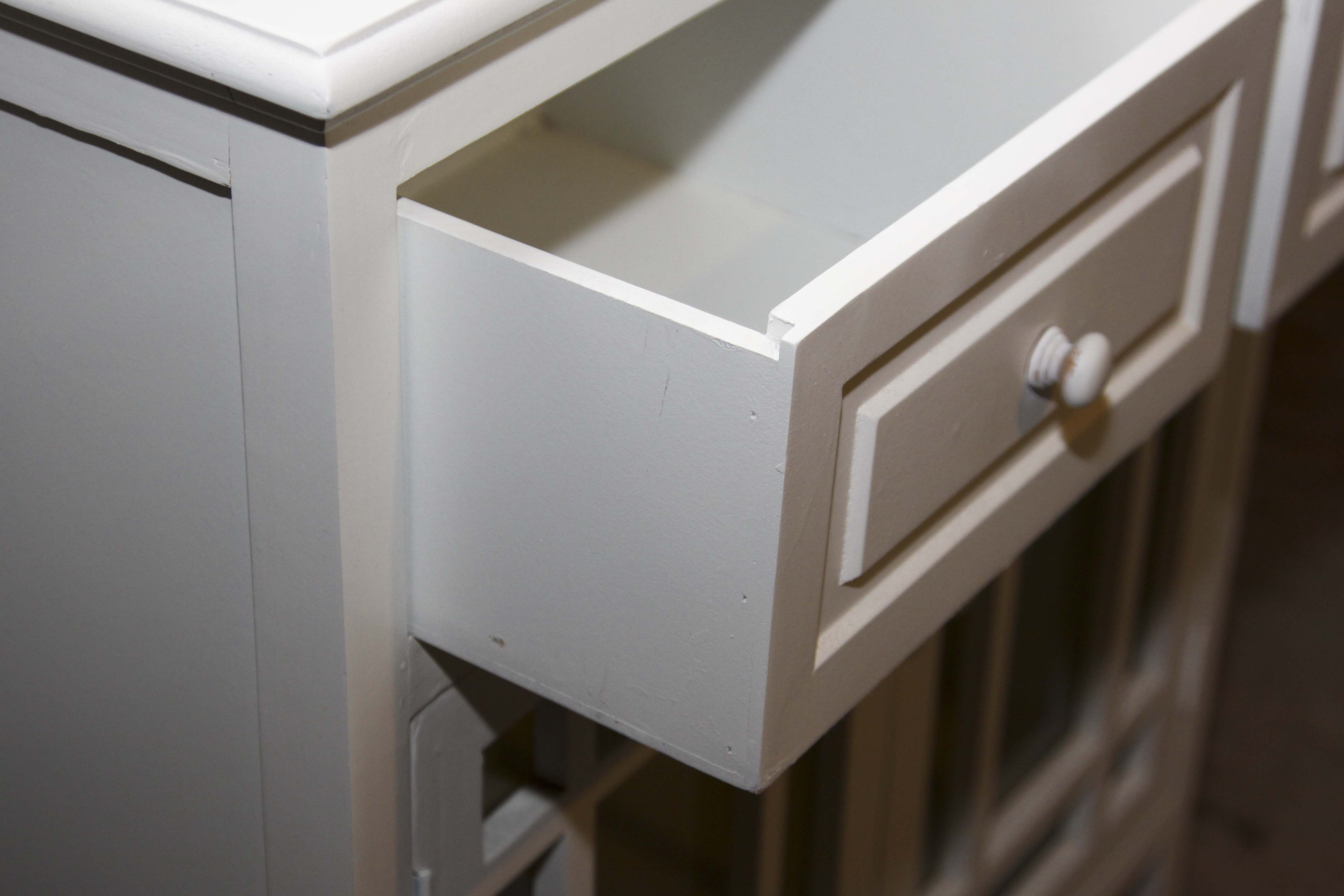 Contemporary White Cabinet