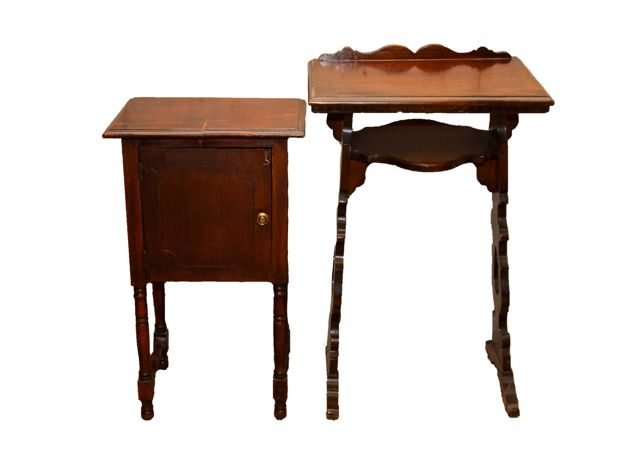 Vintage Cabinet and Telephone Stand