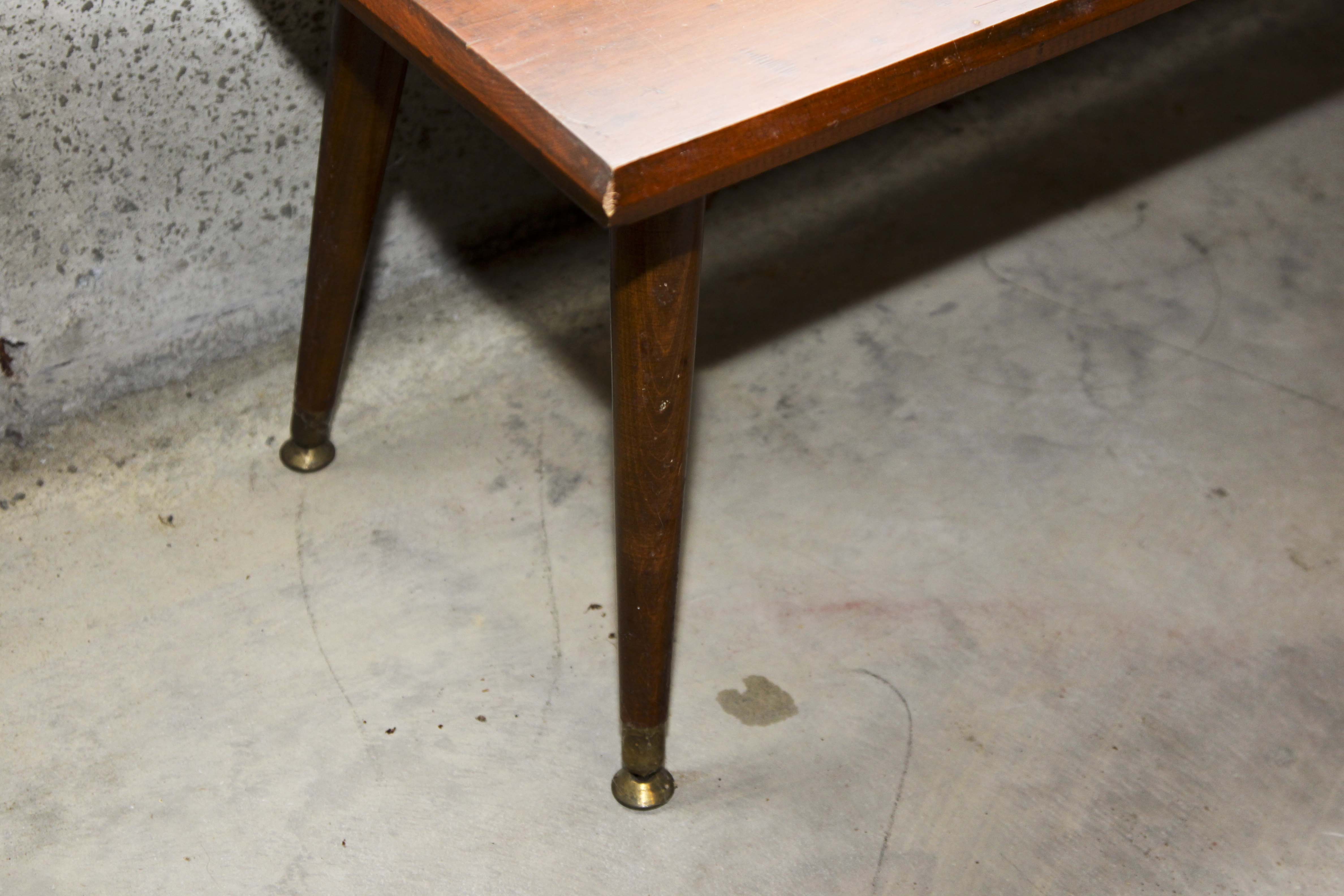 Mid Century Modern Wooden Bench