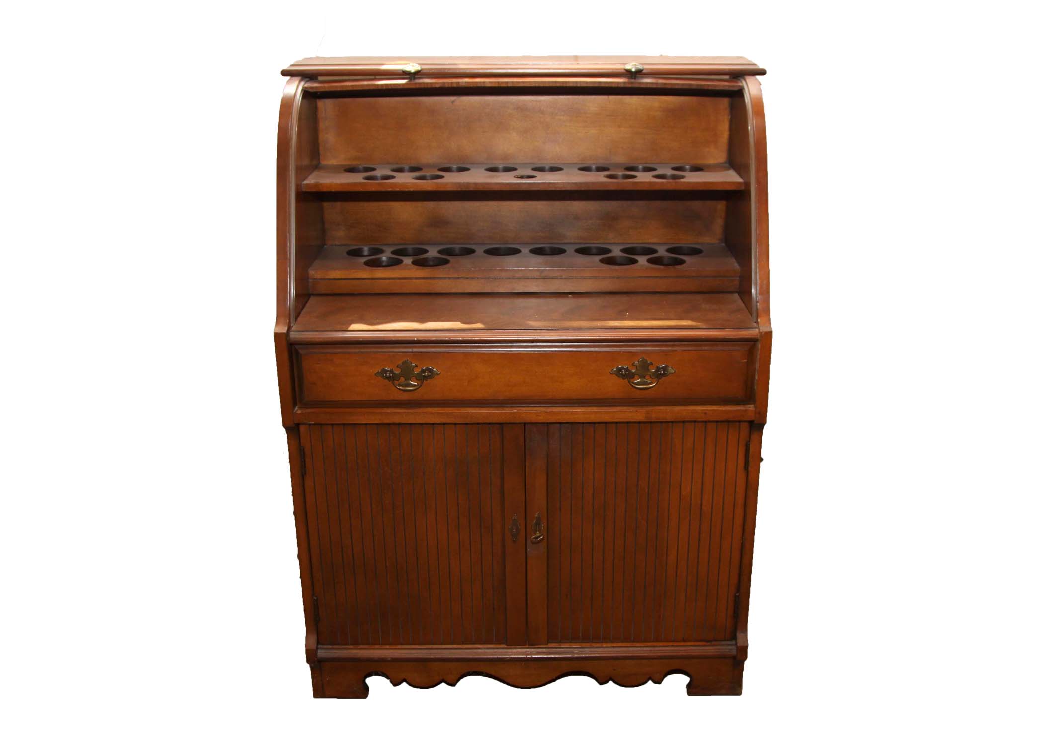 Lane Wooden Roll Top Bar