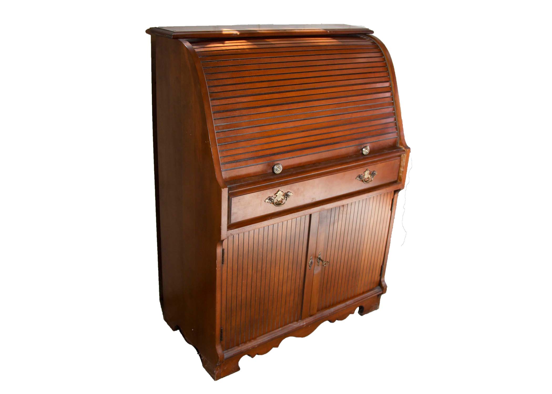 Lane Wooden Roll Top Bar