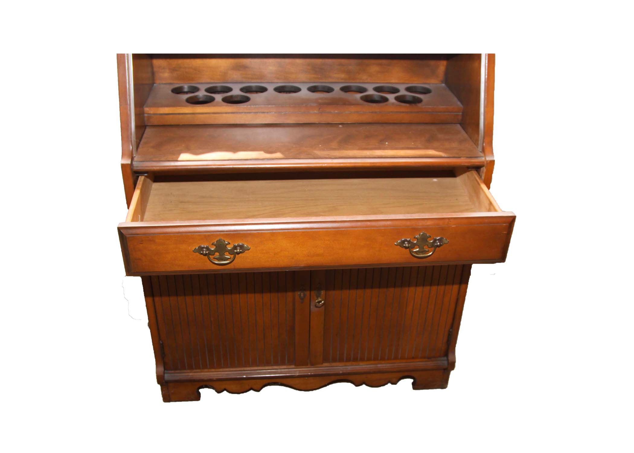 Lane Wooden Roll Top Bar