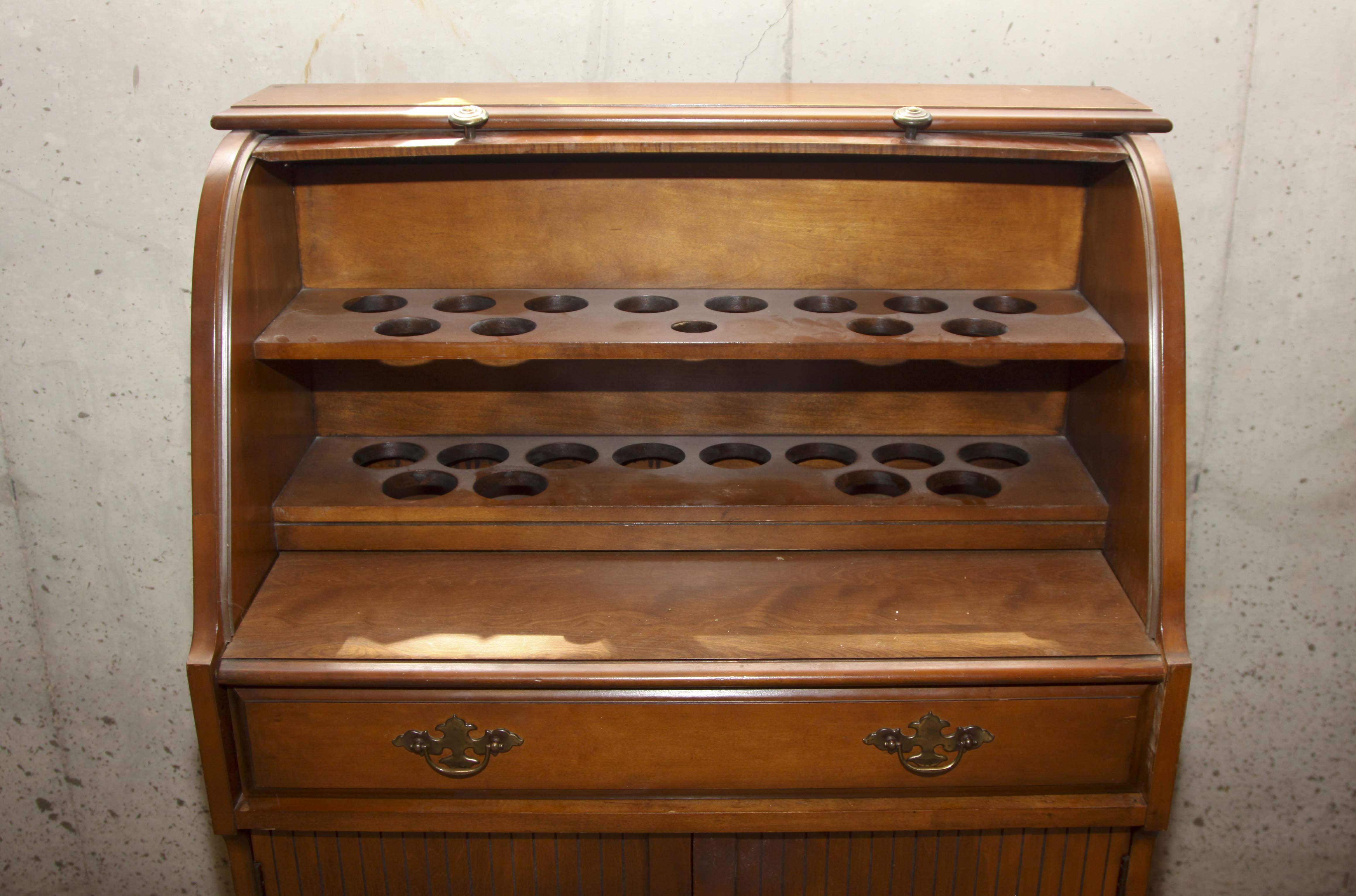 Lane Wooden Roll Top Bar