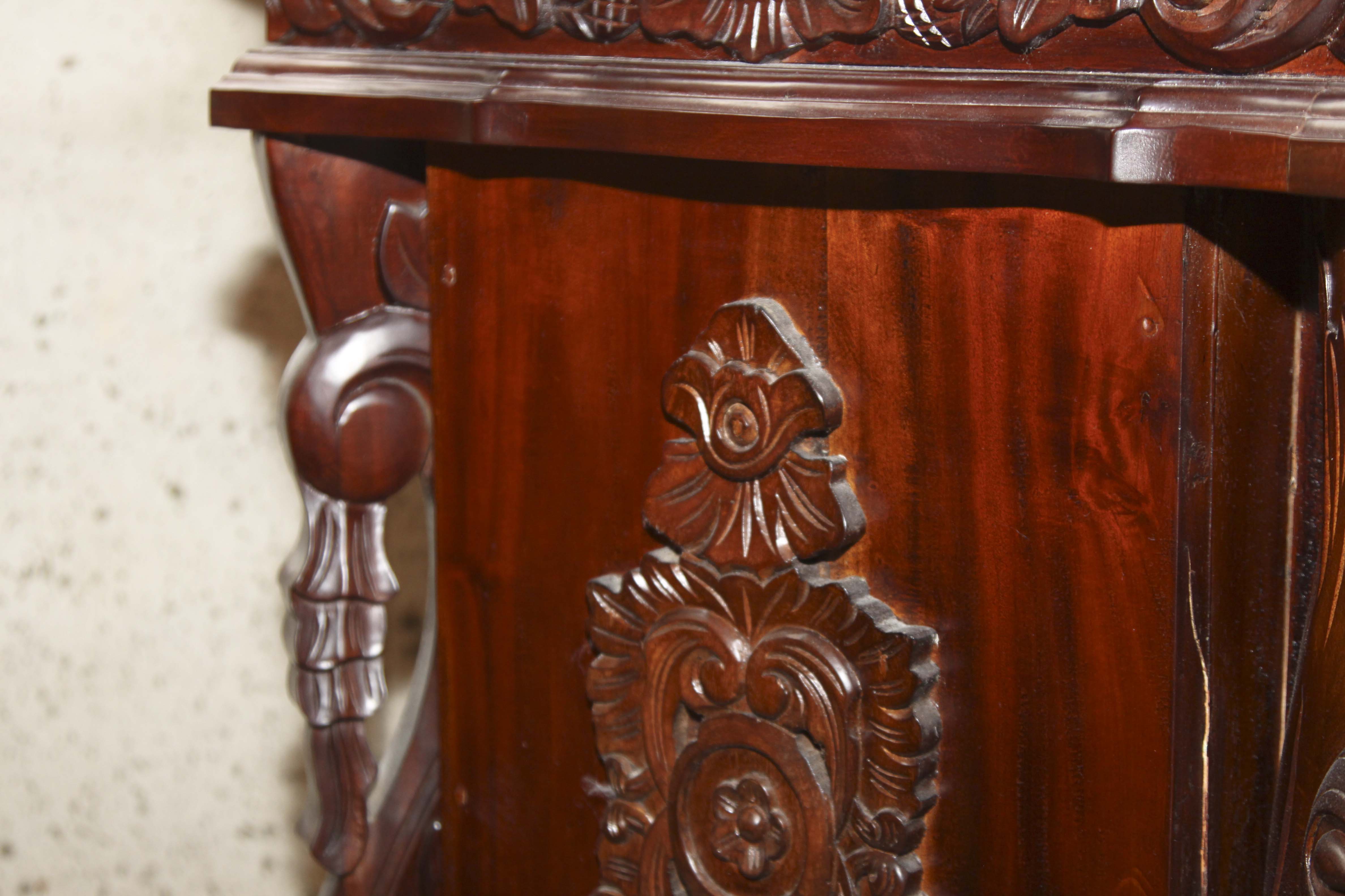 Victorian Style Marble Top Buffet