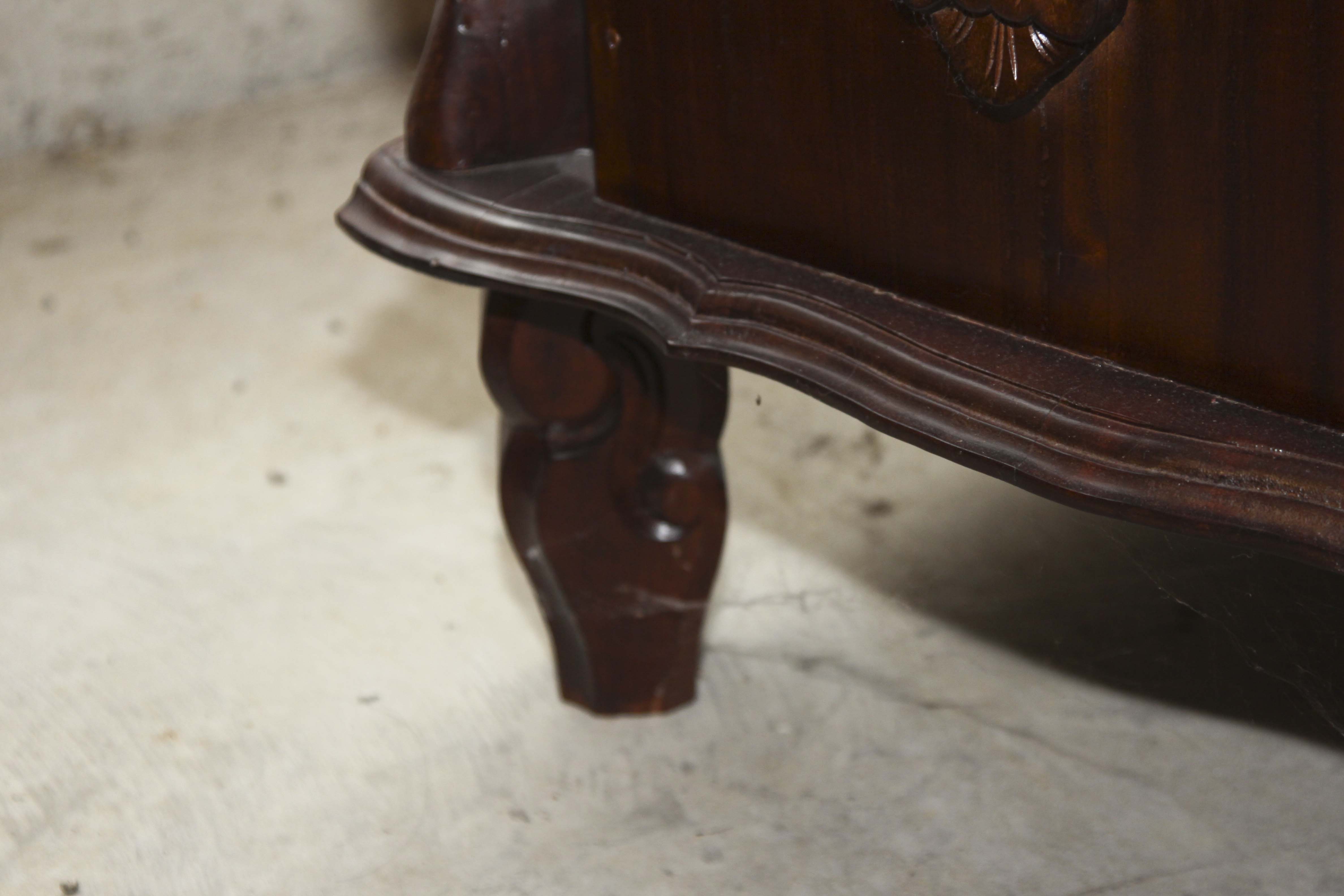 Victorian Style Marble Top Buffet