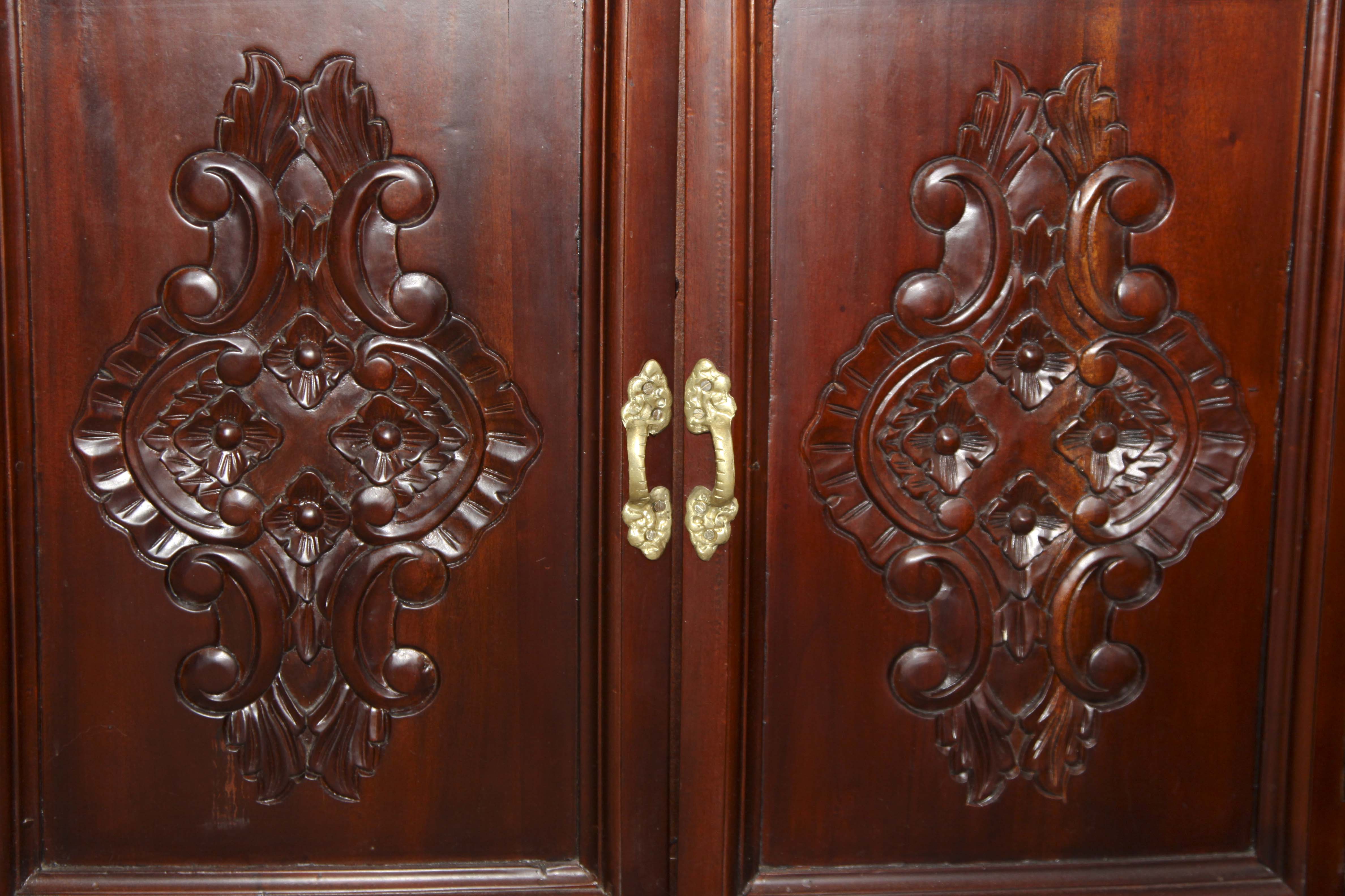 Victorian Style Marble Top Buffet