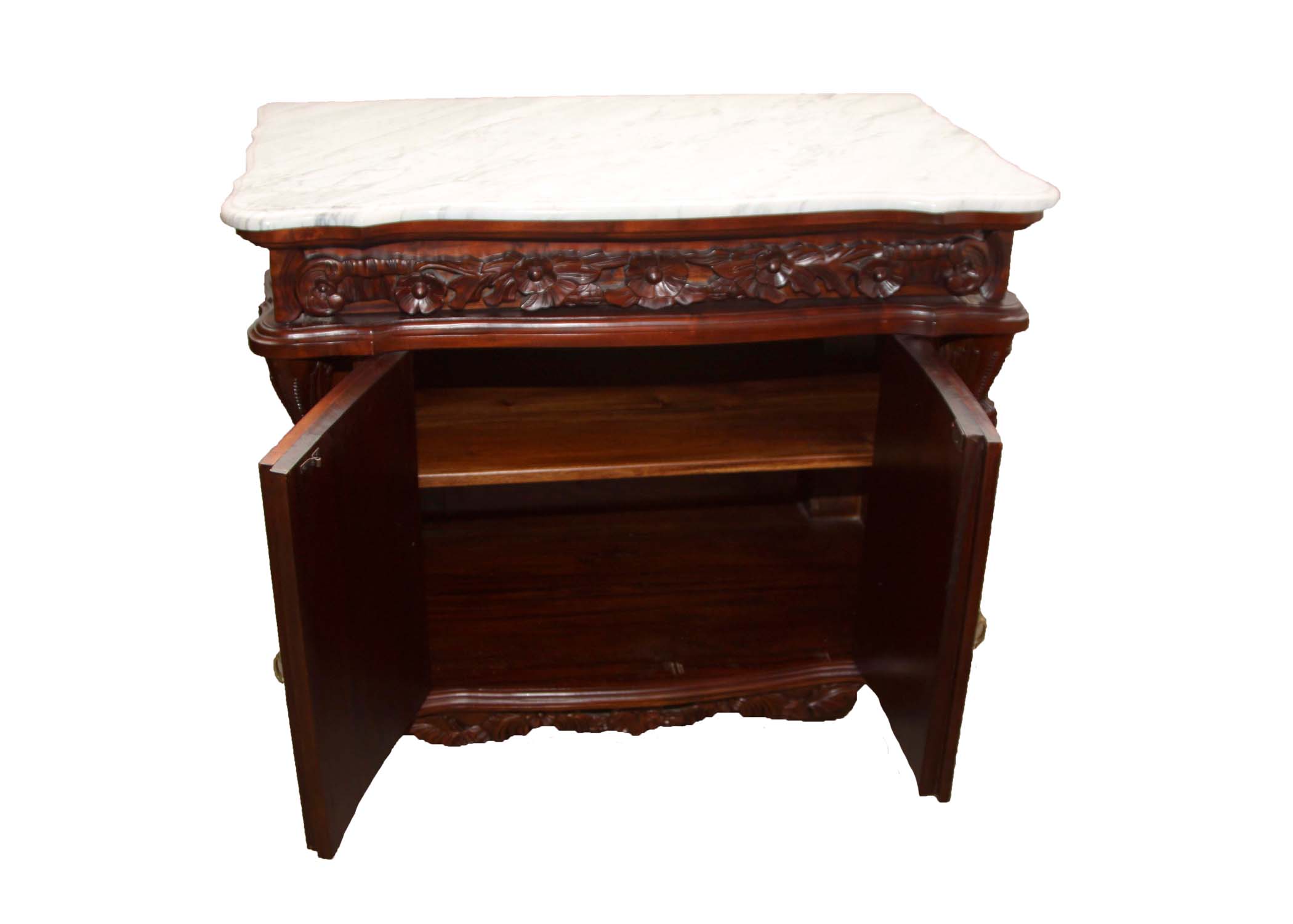 Victorian Style Marble Top Buffet