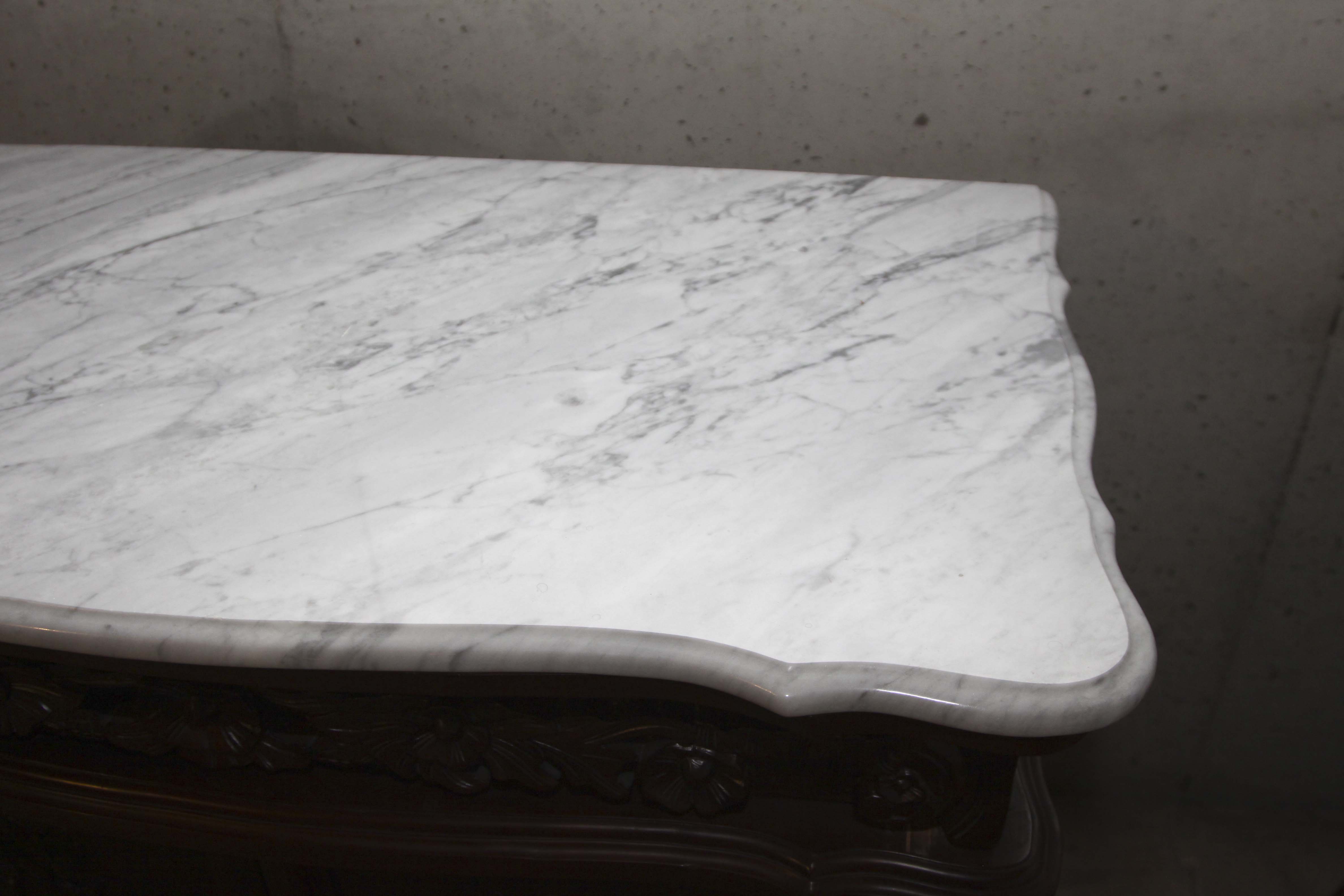 Victorian Style Marble Top Buffet