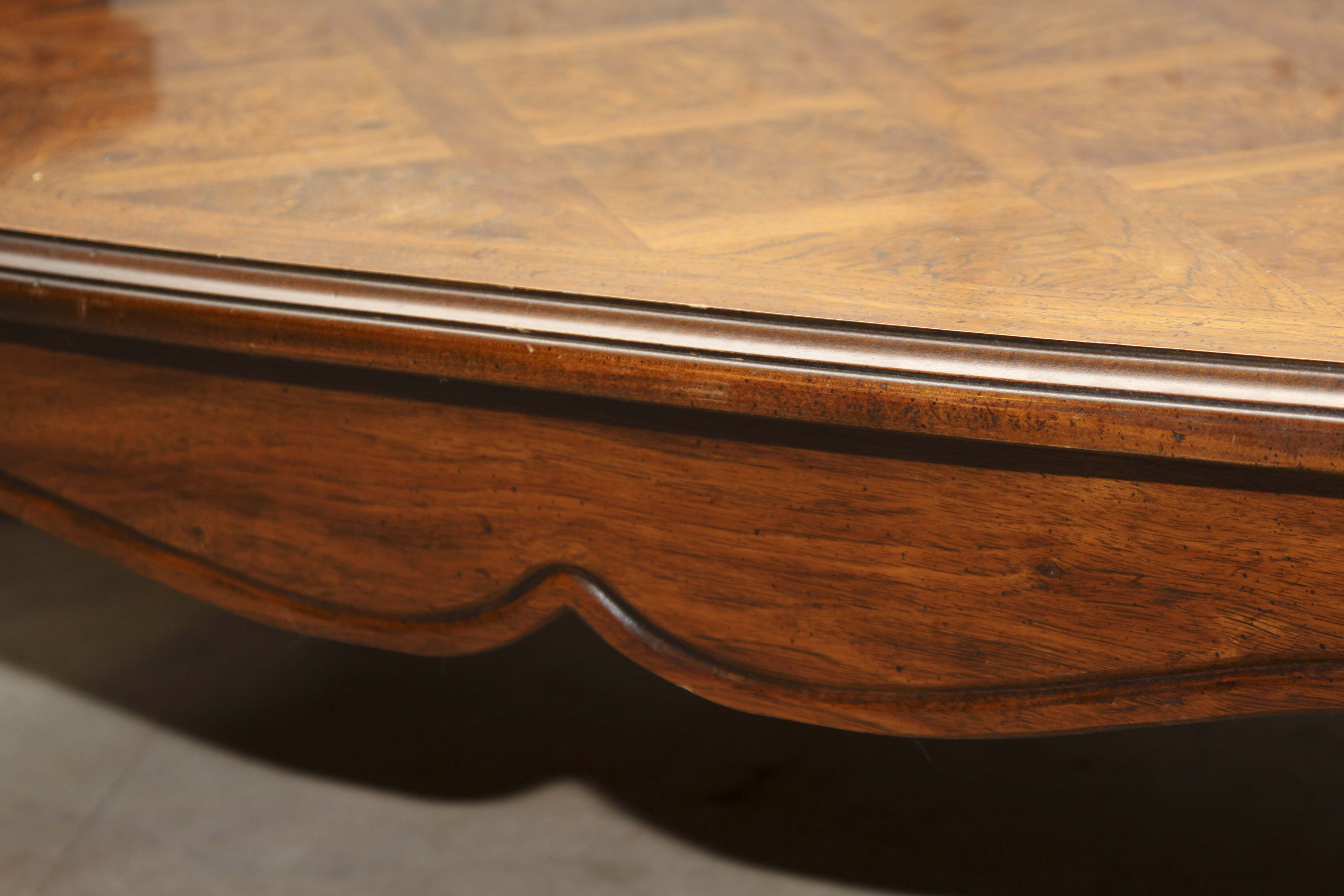 Provincial Louis XV Style Coffee Table and Side Table