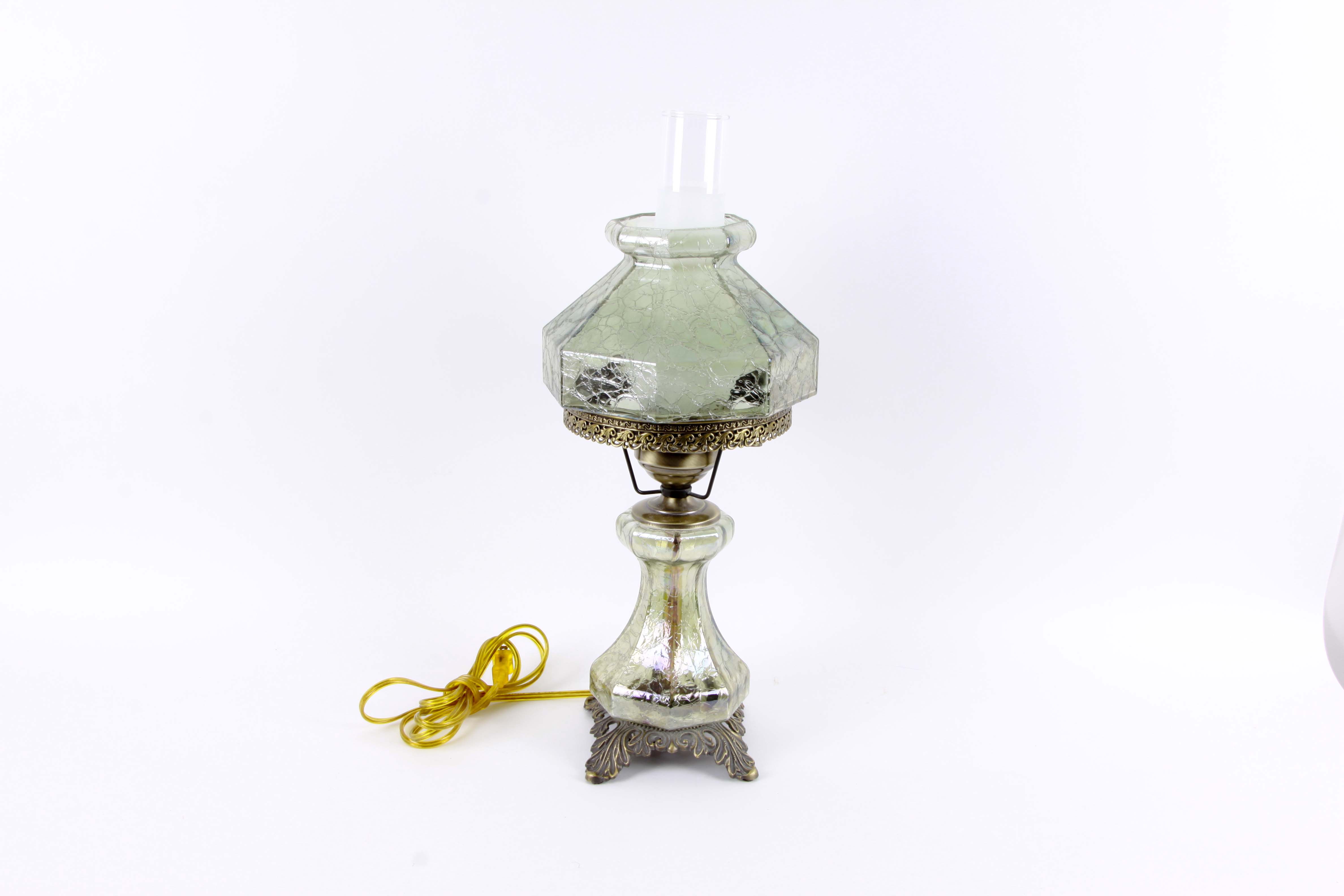 Vintage Style Hurricane Electric Oil Lamp