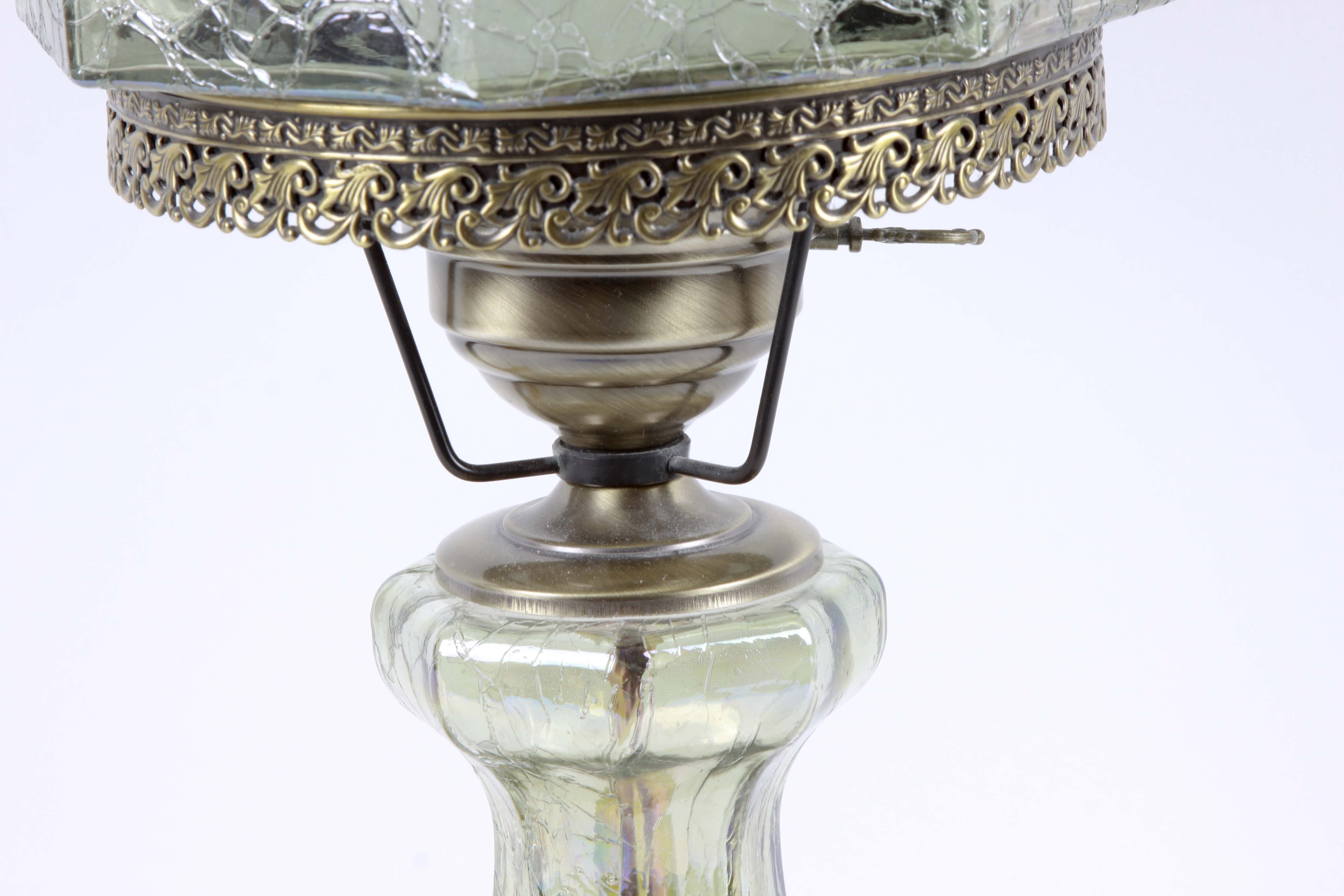 Vintage Style Hurricane Electric Oil Lamp