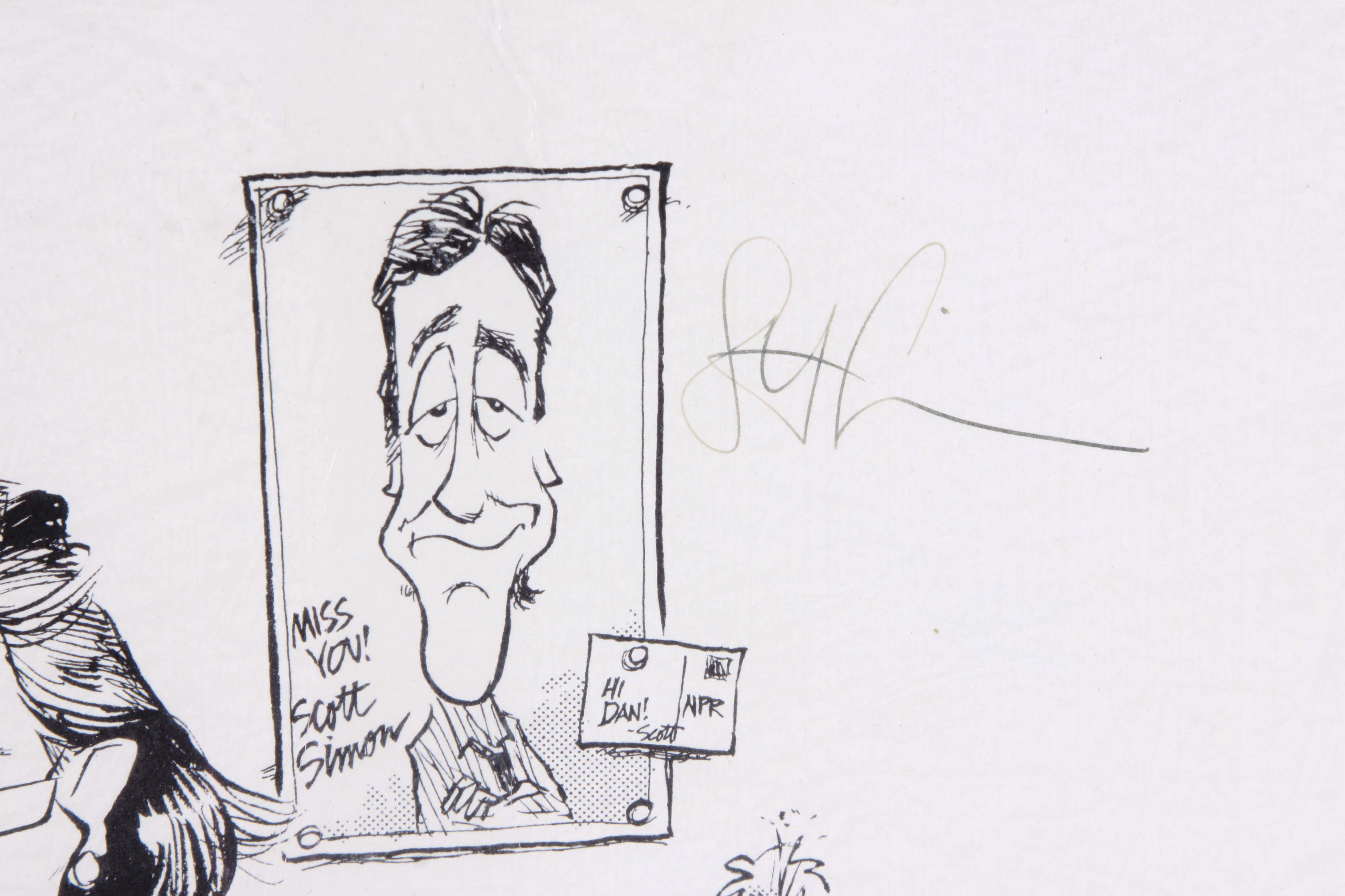 Jim Borgman Signed Reproduction Print "Morning Edition"