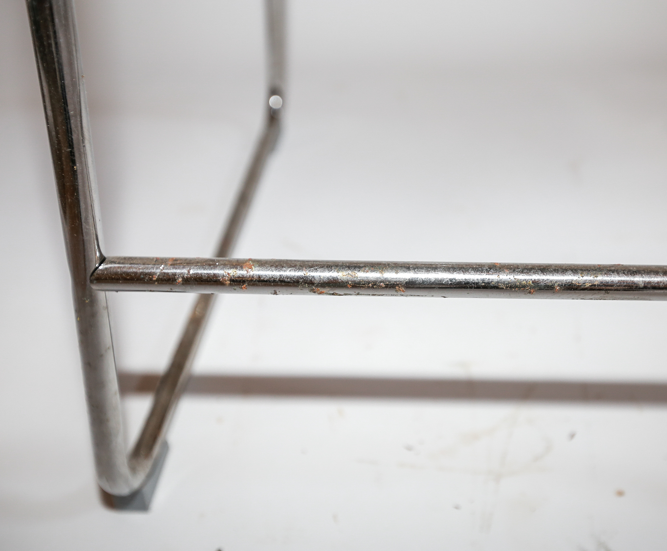 Black Wood Veneer Bar Stools