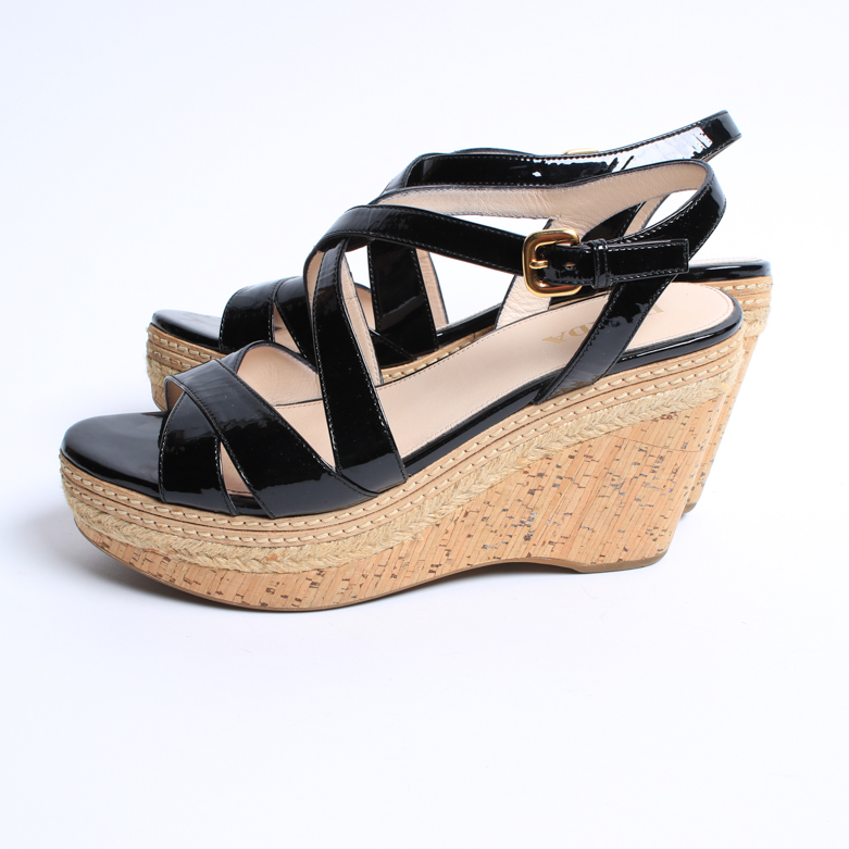 Prada Wedge Sandals