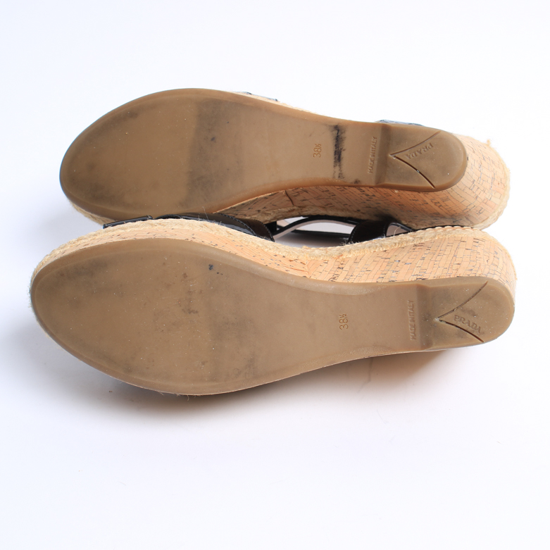 Prada Wedge Sandals