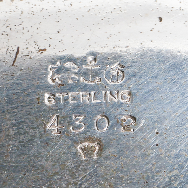 Vintage Gorham Sterling Silver Pierced Heart Dish